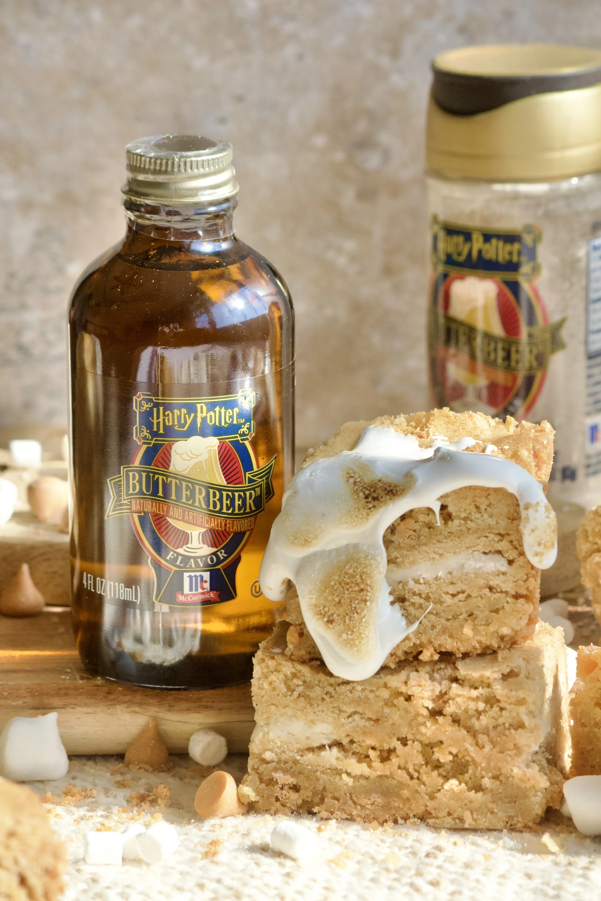 Harry Potter Butterbeer Blondies