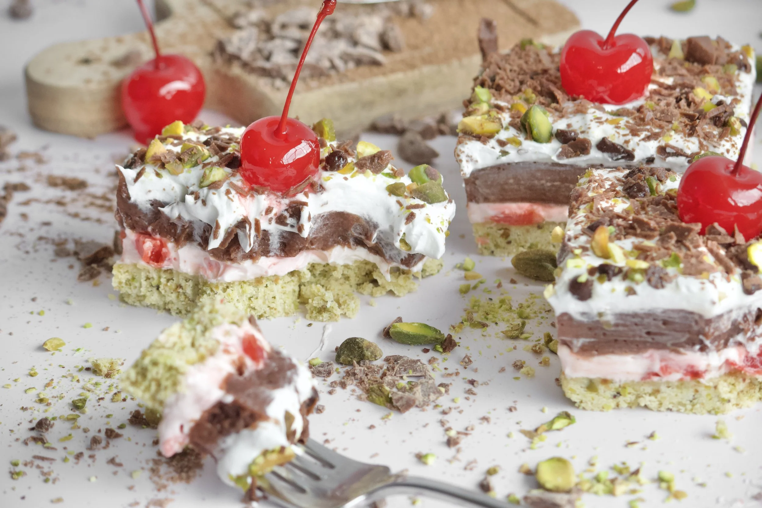 delicious spumoni dessert