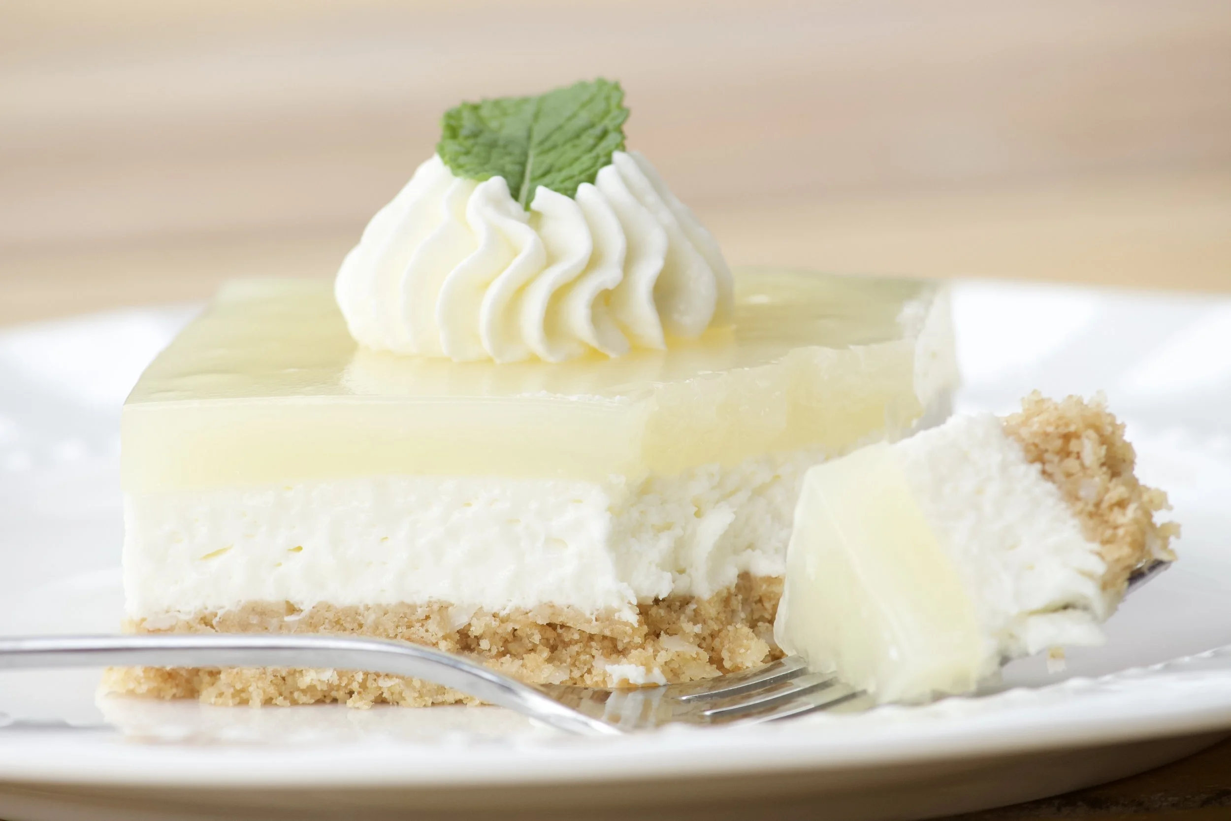 gluten-free key lime pie slice
