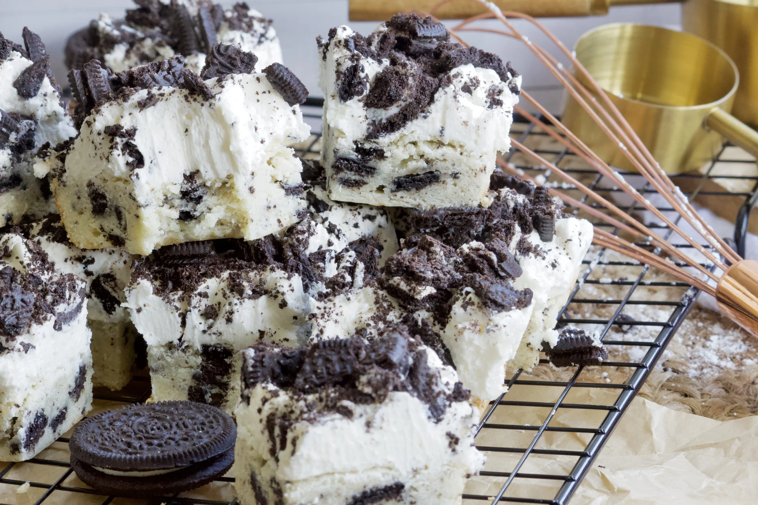 oreo sugar cookie bars