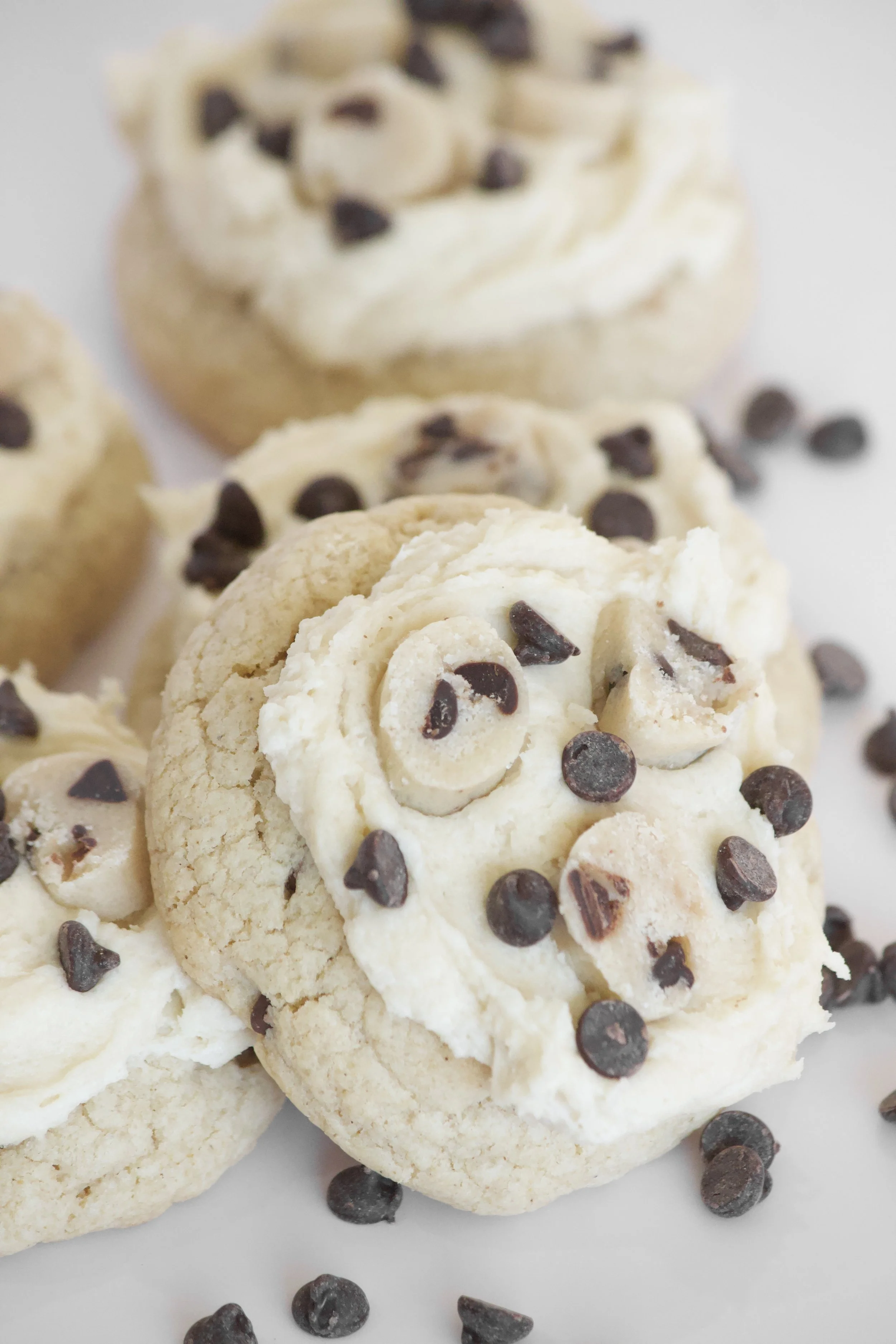 gluten-free cookie dough cookies crumbl cookie copycat