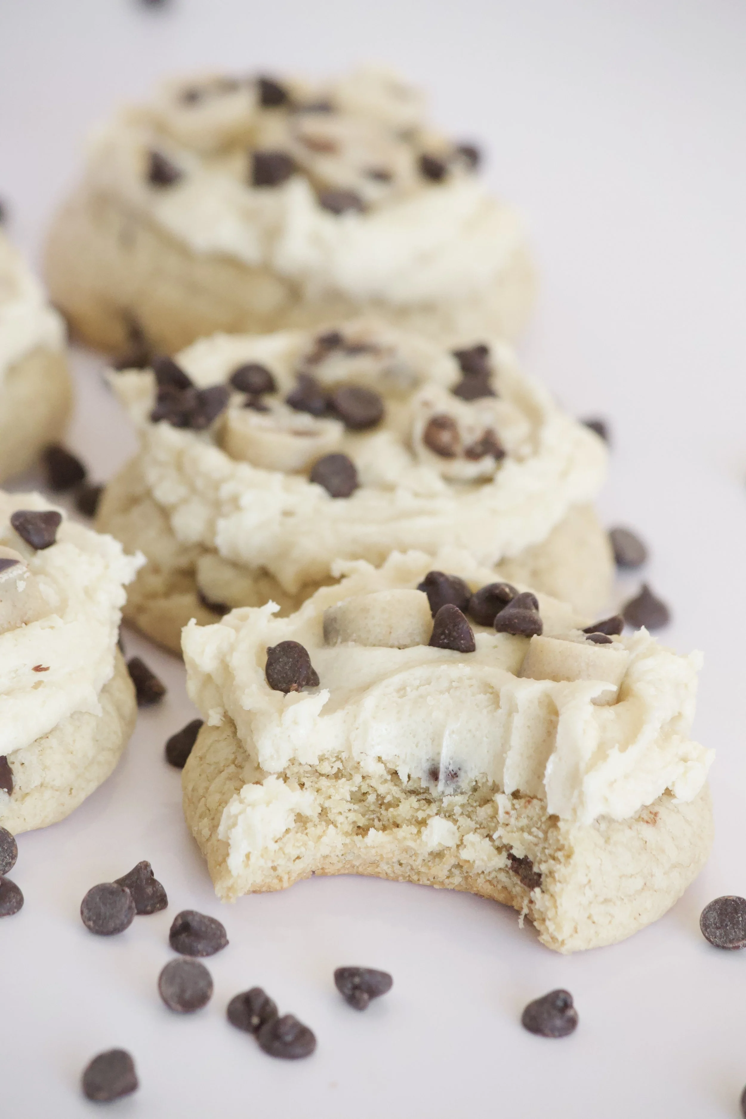 bitten cookie dough cookie crumble copycat