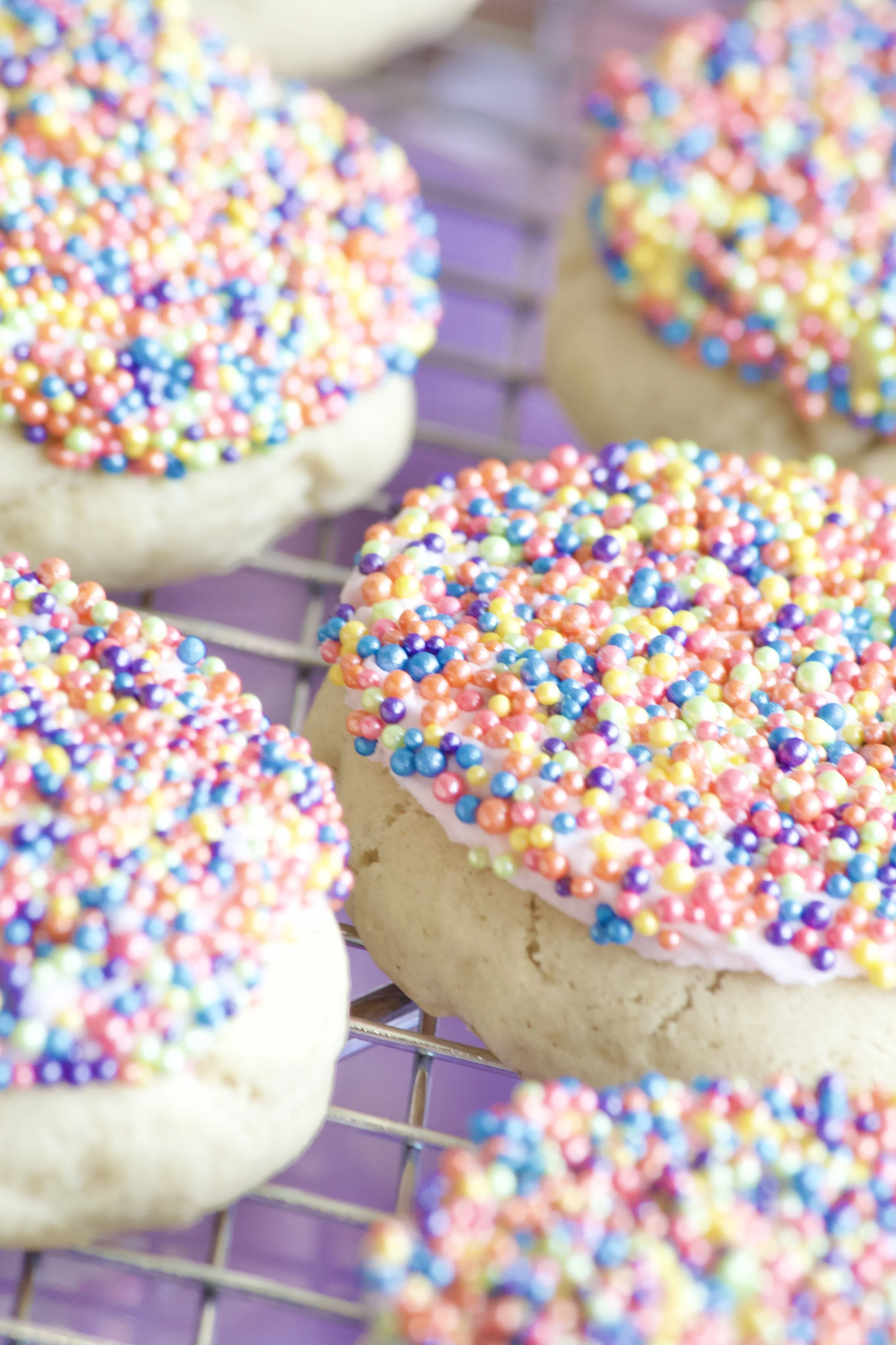 viral dot cake cookies