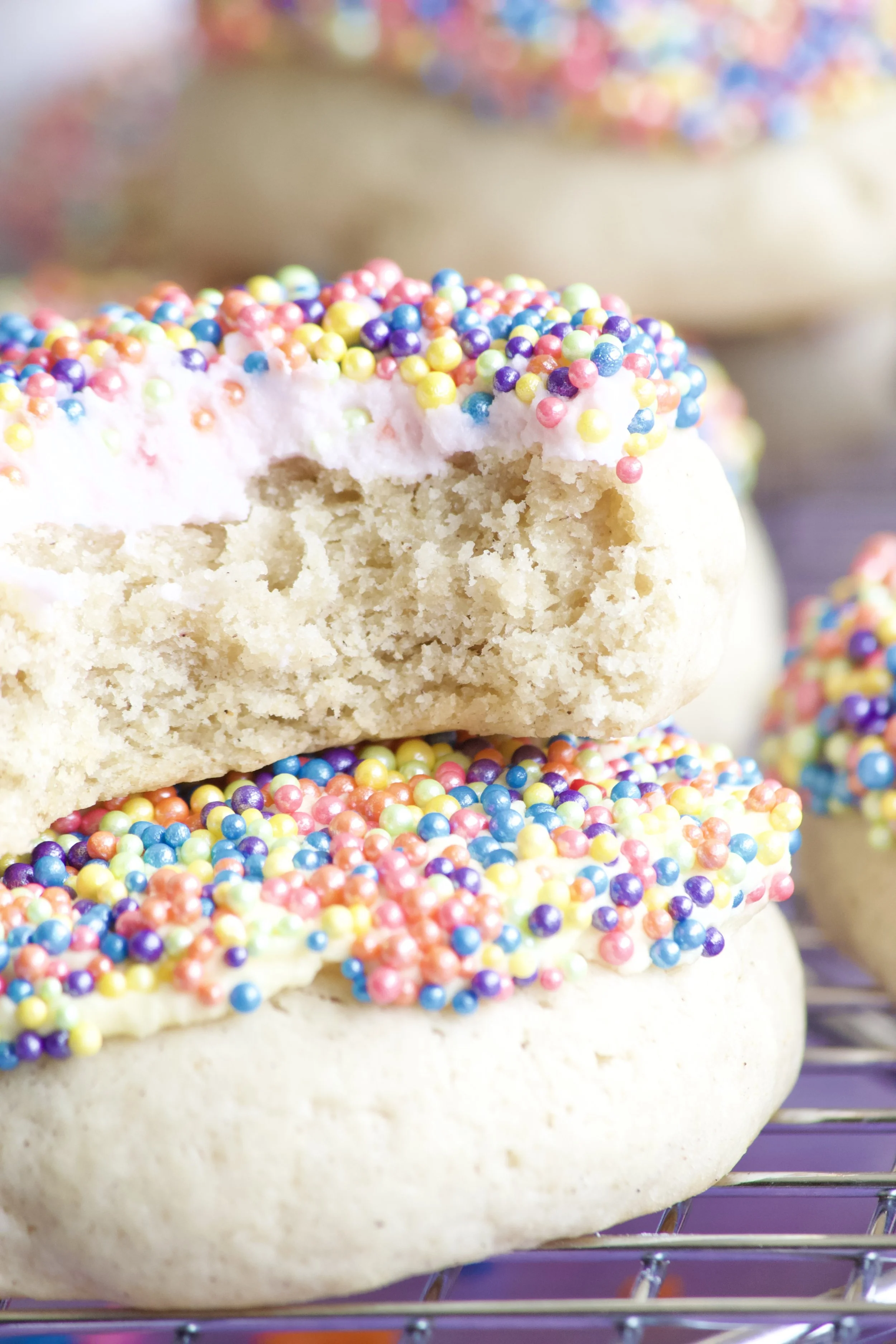 viral dot cake cookies
