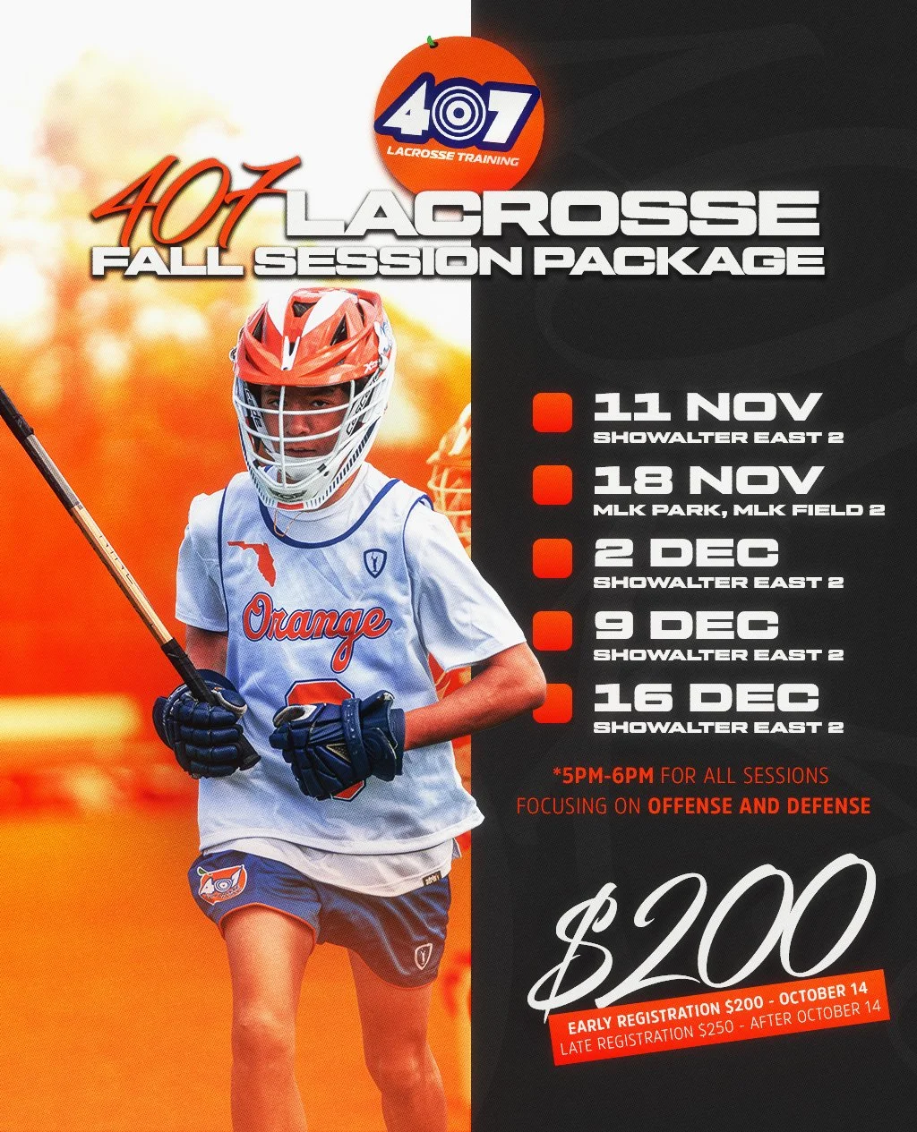 407 Fall Training Session Package