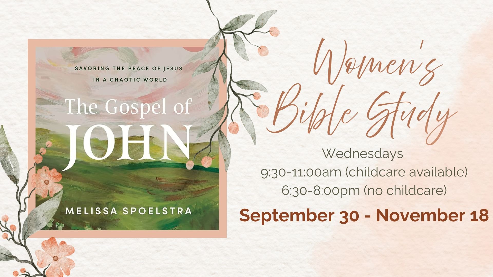 Women's Fall Bible Study