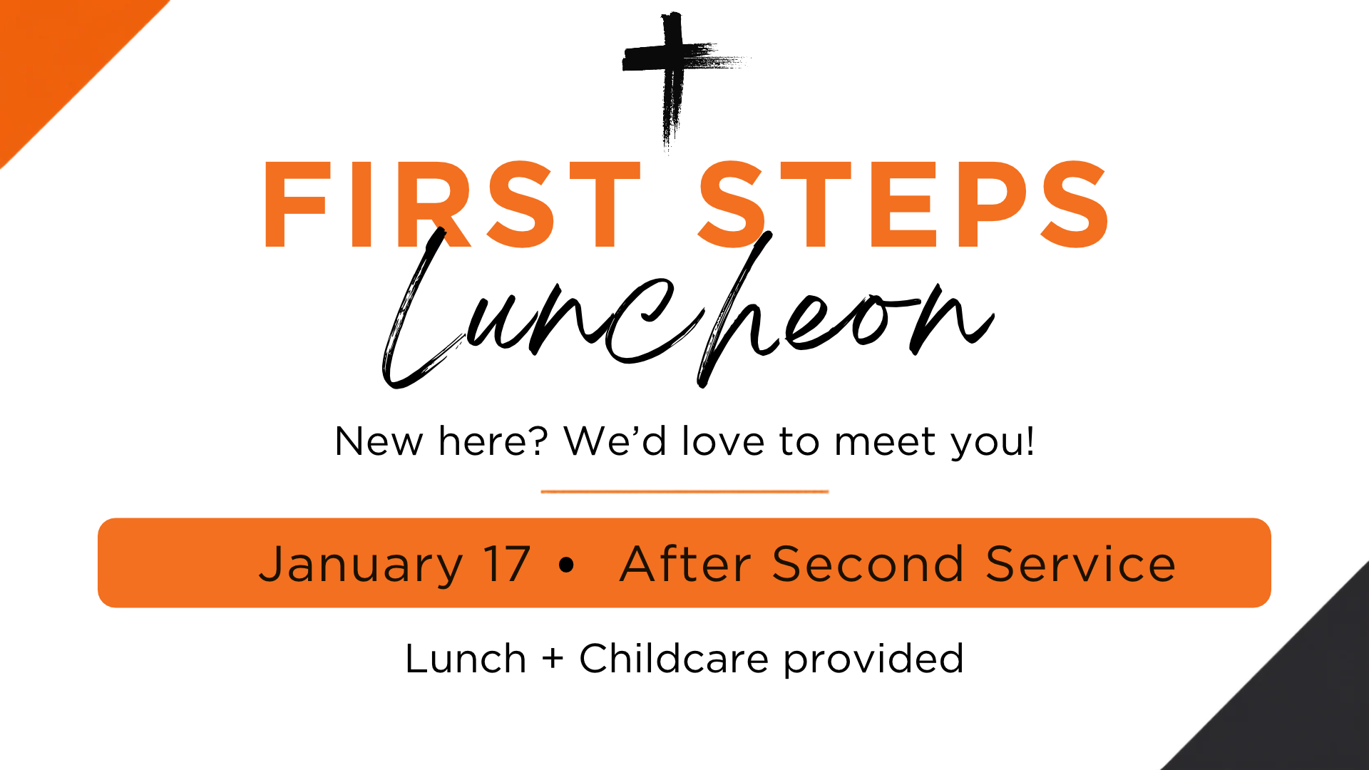 First Steps Luncheon