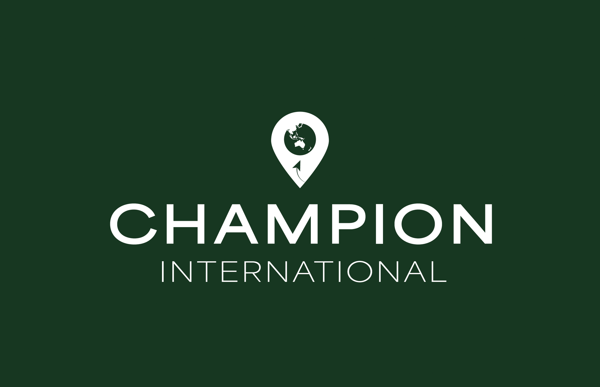champion international business card