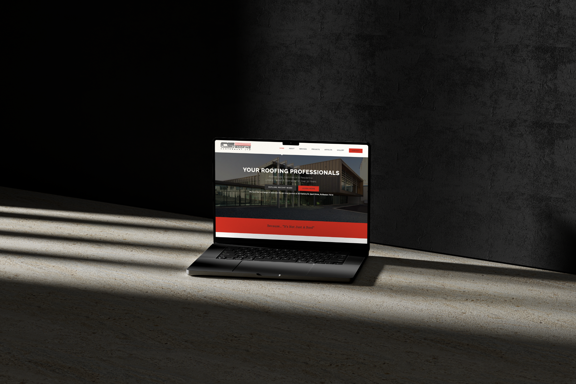 CS Roofing Canterbury Website