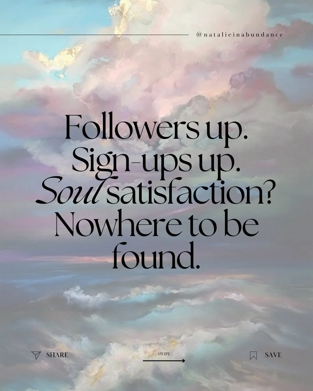 I want to talk about something nobody in the online business space is honest about.

You can be hitting every metric you set for yourself &mdash; growing your audience, filling your programs, checking every box on the launch checklist &mdash; and sti
