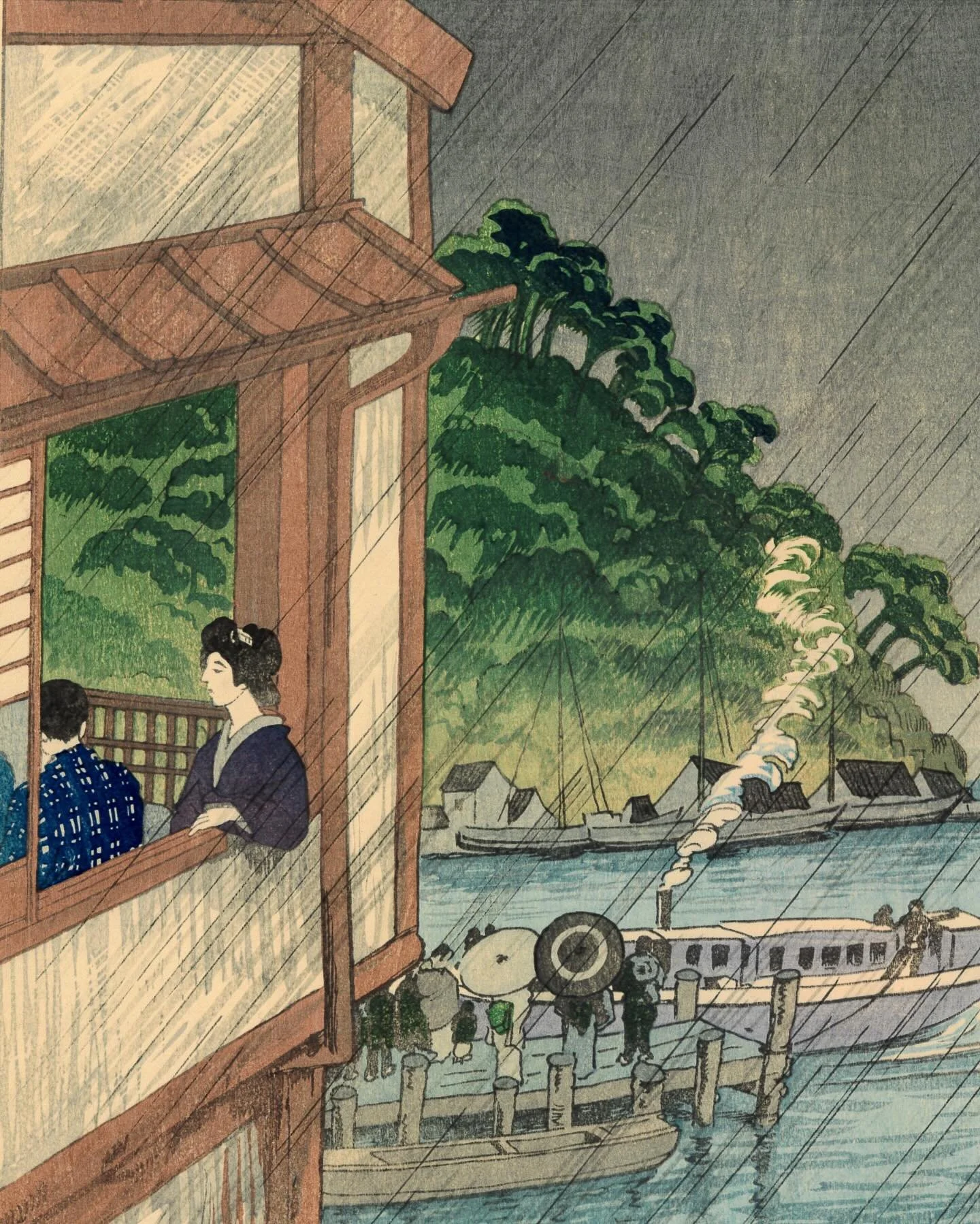 織田一磨 Oda Kazuma (1882-1957)

出雲みほのせきの景 A View of Mihonoseki, Izumo

Ca, 1925

For more information on the artwork visit the website in our bio.
&middot;
&middot;
&middot;
&middot;
&middot;
#artofukiyoe #ukiyoe #woodblockprint #odakazuma #japan #japan