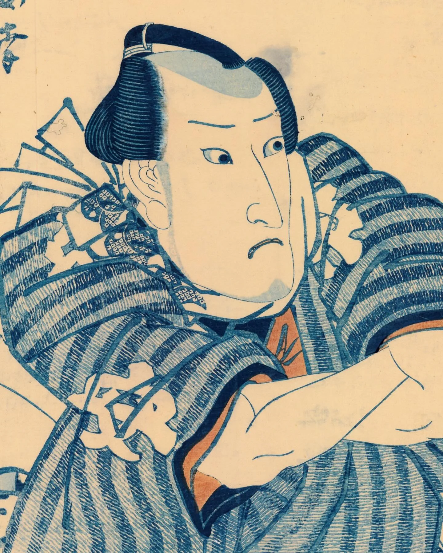 歌川国貞 Utagawa Kunisada (1786&ndash;1865)

当世五人男  安のへい兵衛　おのへ梅幸
Actor Onoe Kikugoro III as An no Heibei, from the series Five Manly Men of the Present Day

Ca, 1838

For more information on the artwork visit the website in our bio.
&middot;
&middot;
&mi