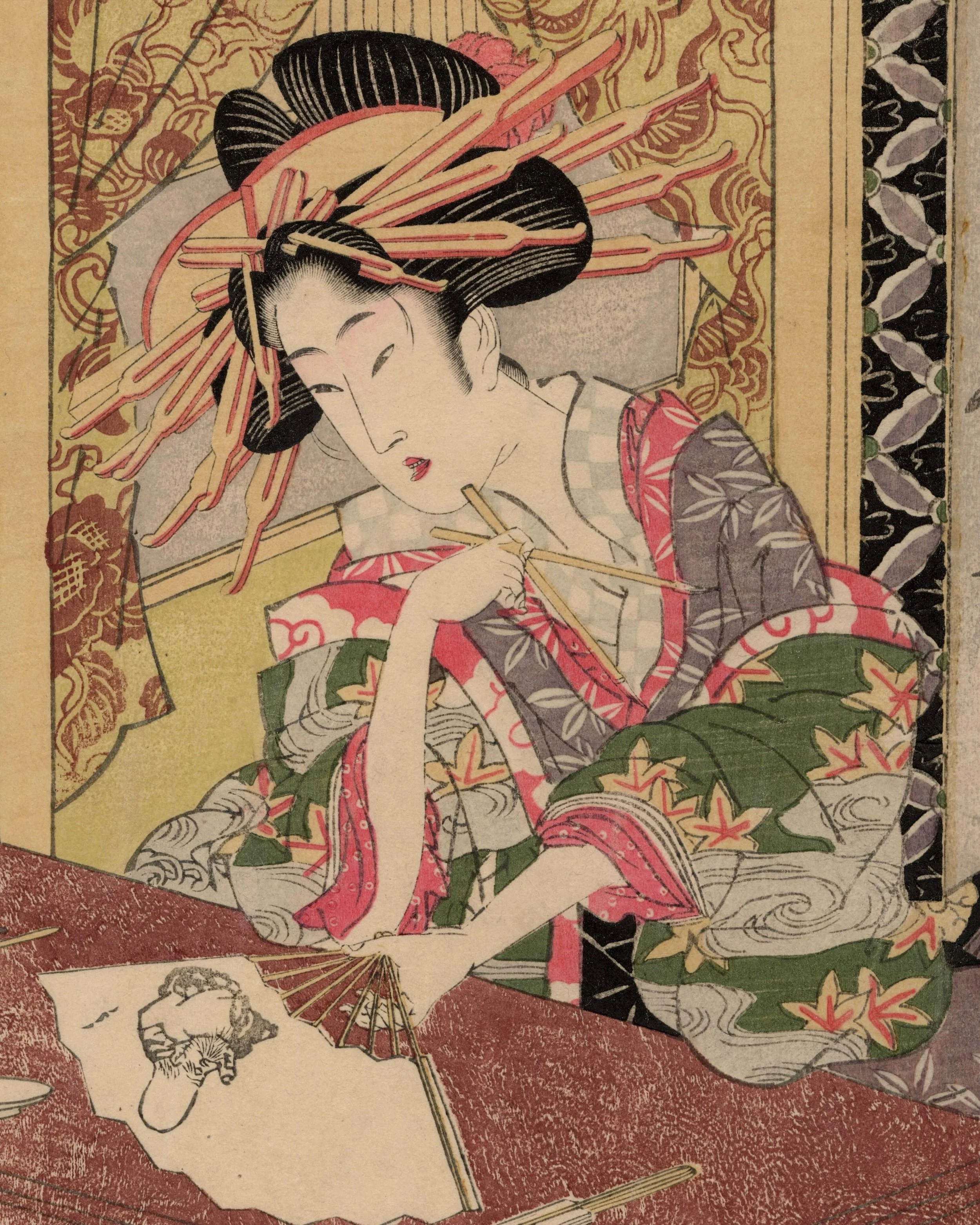 菊川英山 Kikukawa Eizan（1787-1867）

風流琴棋書画  画
Painting, from the series of The Four Accomplishments (Kinkishoga)

Ca,1795

For more information on the artwork visit the website in our bio.
&middot;
&middot;
&middot;
&middot;
&middot;
#artofukiyoe #ukiyoe