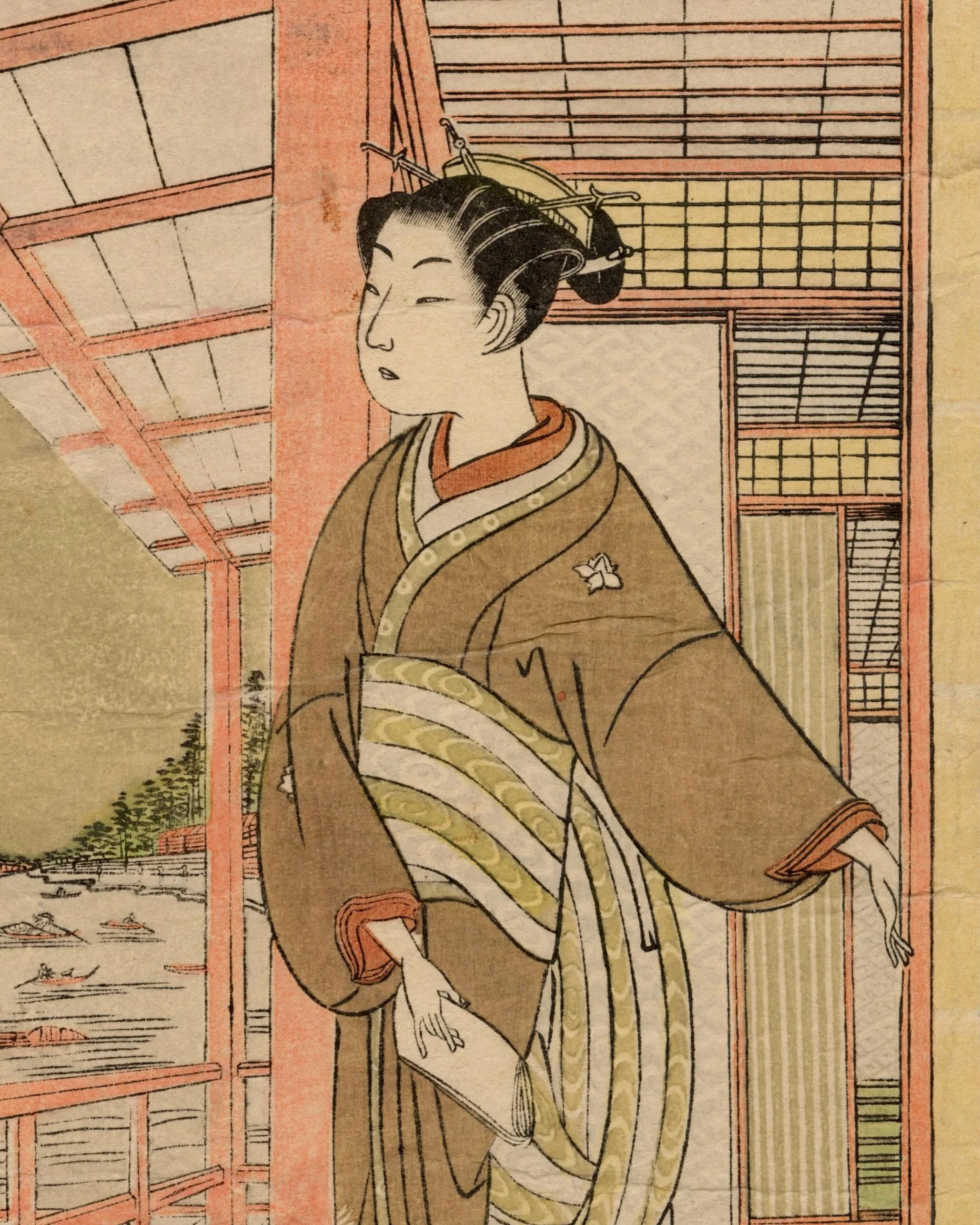 司馬江漢 Shiba Kokan (Suzuki Harushige)(1747&ndash;1818)

楼閣廊下の美人
A Beauty by the Balcony Eaves

Ca,18C

For more information on the artwork visit the website in our bio.
&middot;
&middot;
&middot;
&middot;
&middot;
#artofukiyoe #ukiyoe