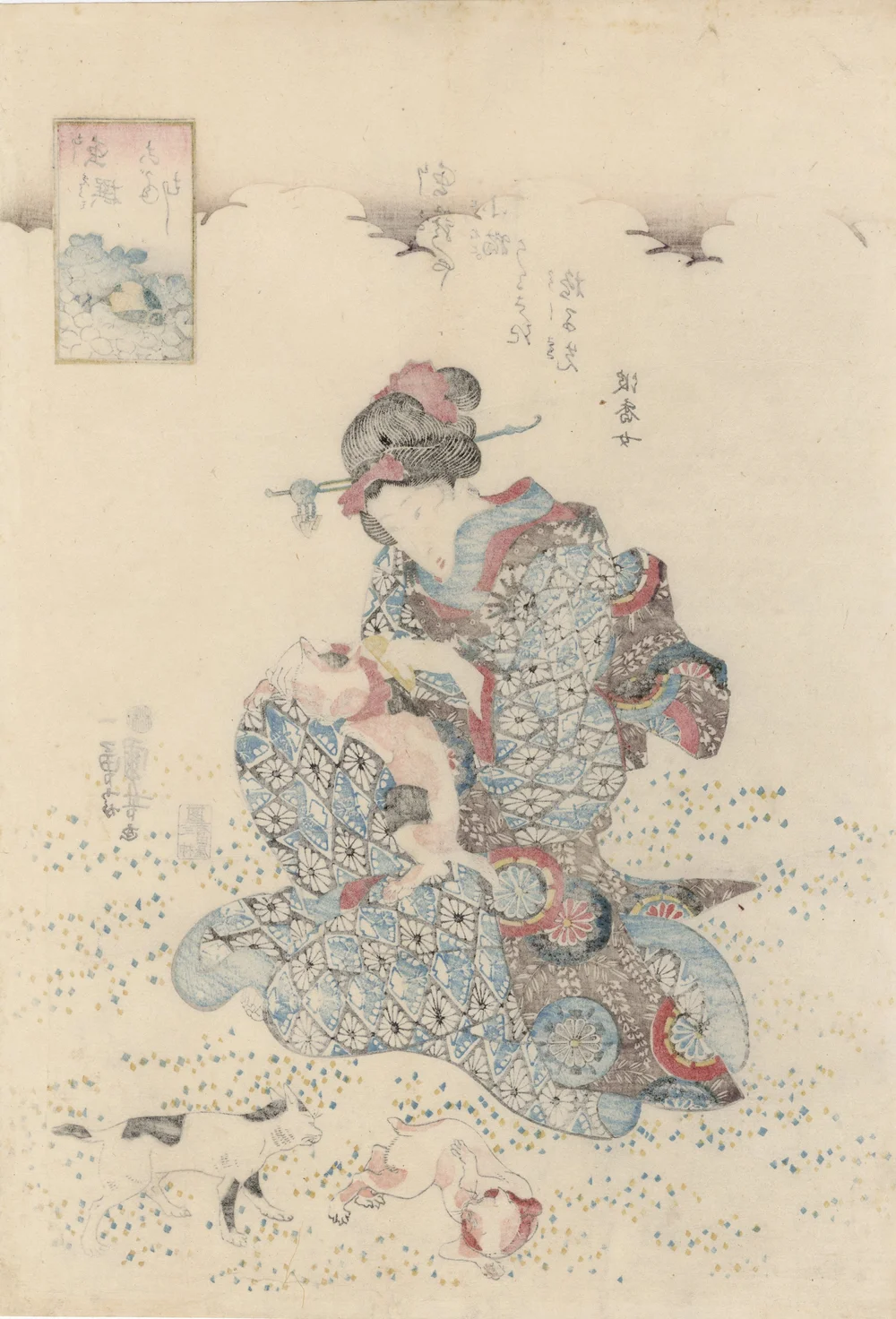 Kuniyoshi | Gold Beetle, Selected Insects — Art of Ukiyoe