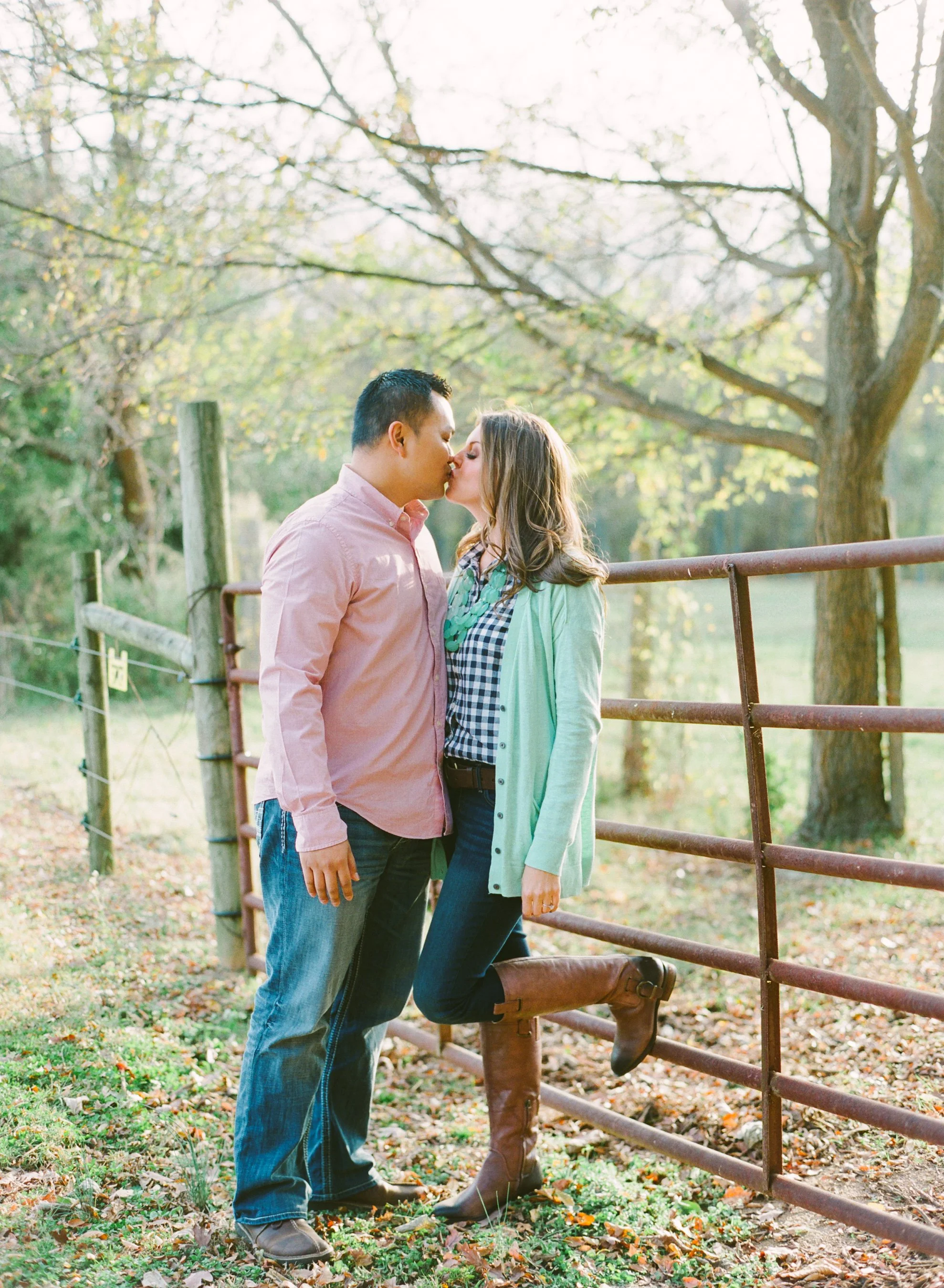 Couple kissing