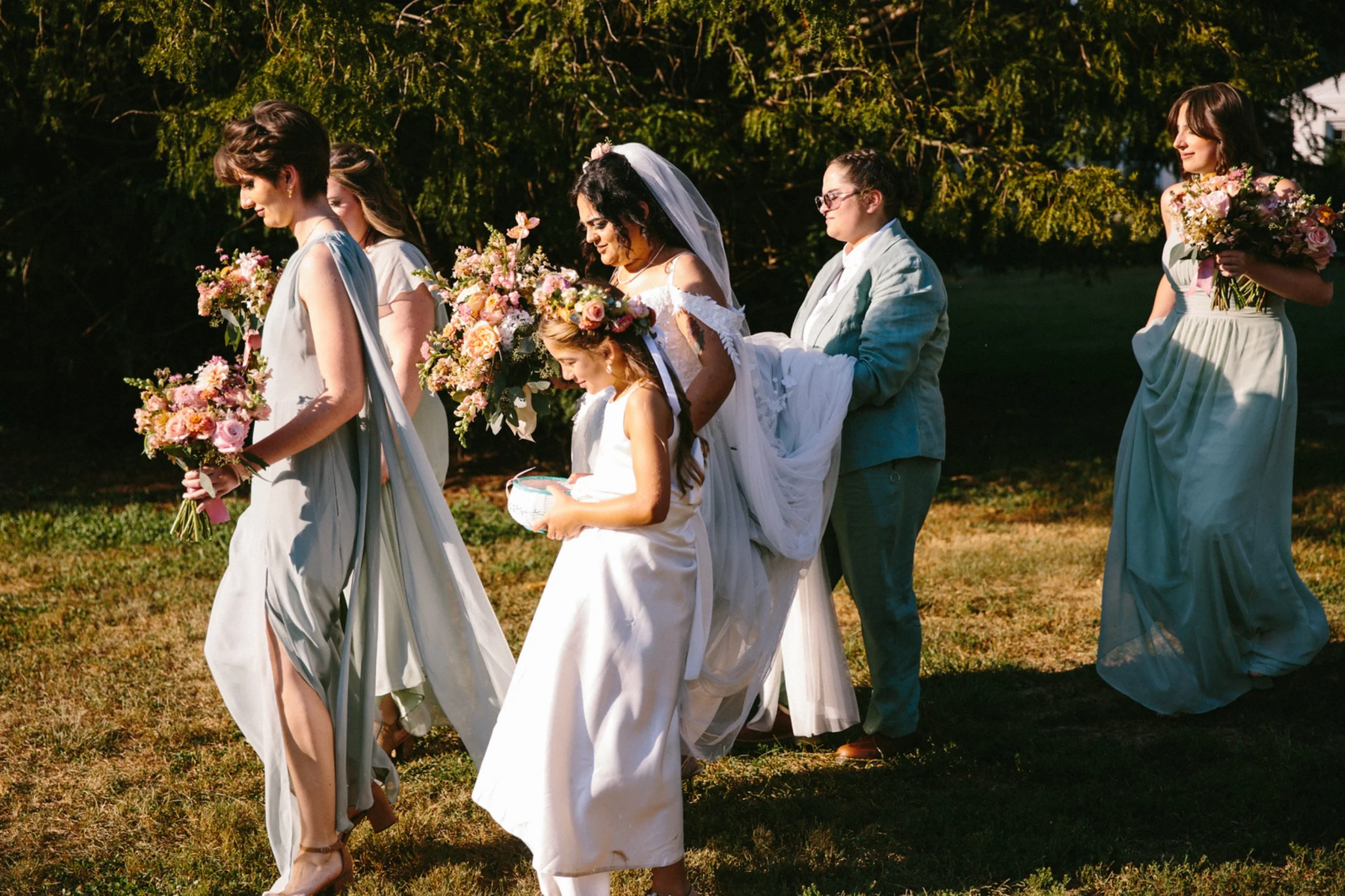 Luxury Rustic Wedding at Hope Flower Farm Virginia 