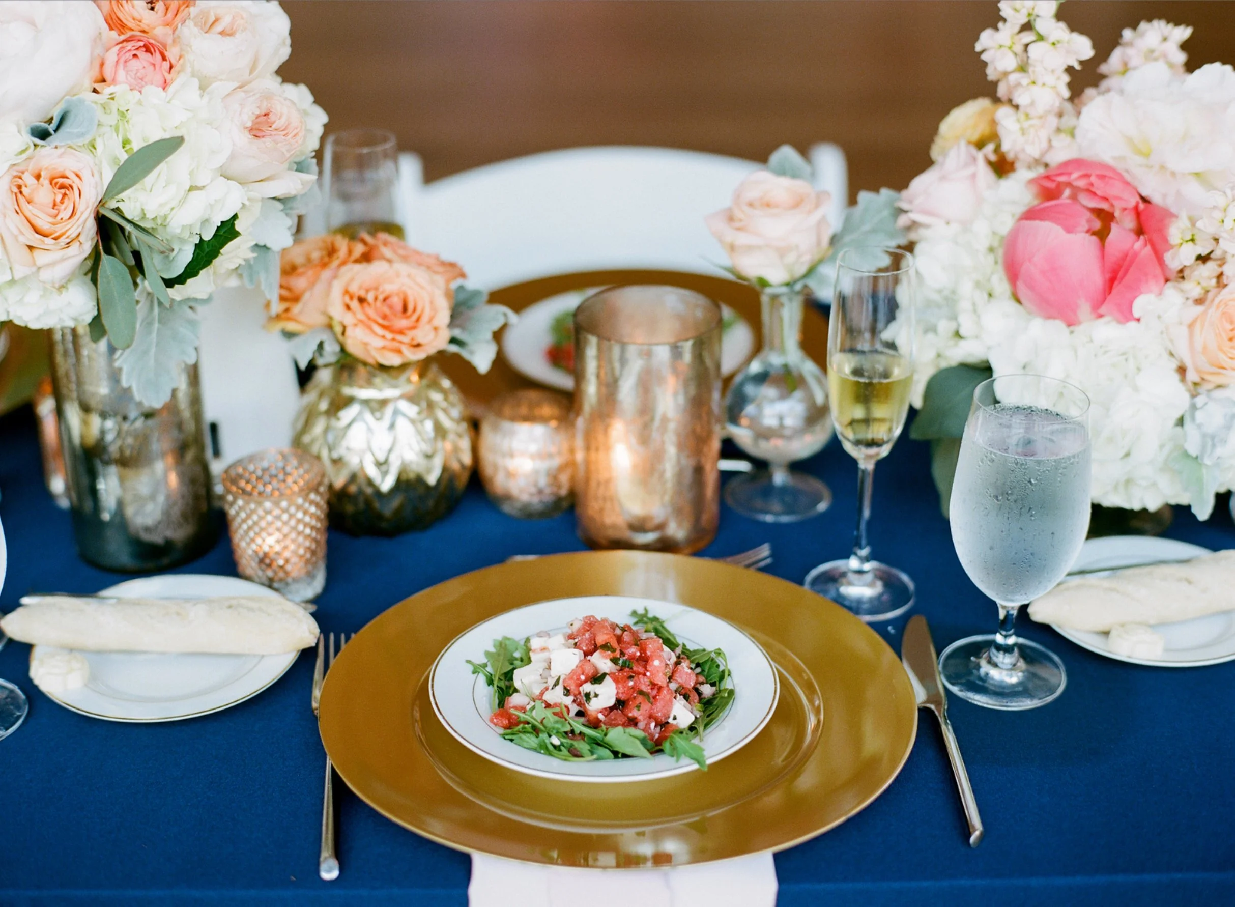 Wedding reception table