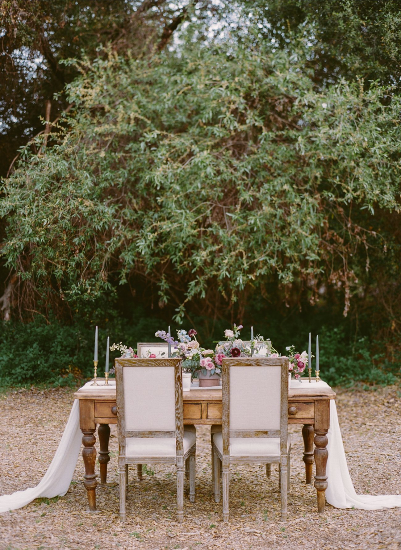 Wedding reception table