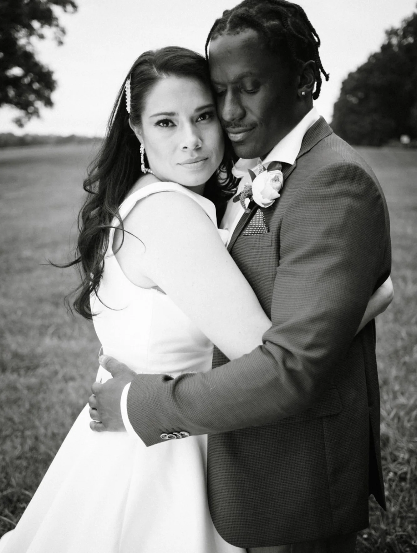 Wedding photo of couple 