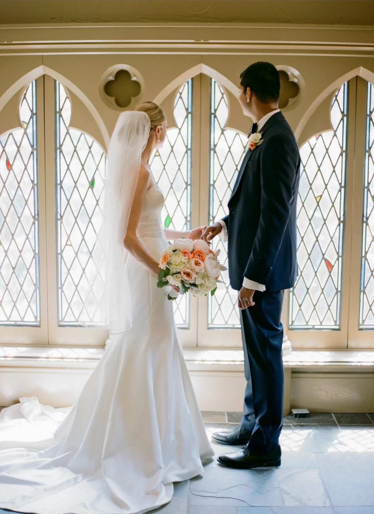Wedding photo in church