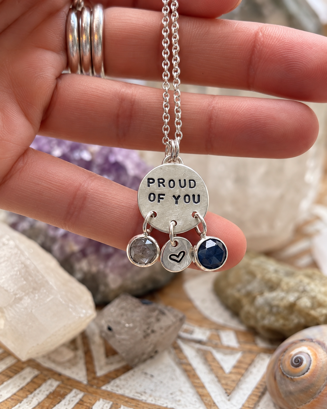 Handmade silver Proud of You necklace.png