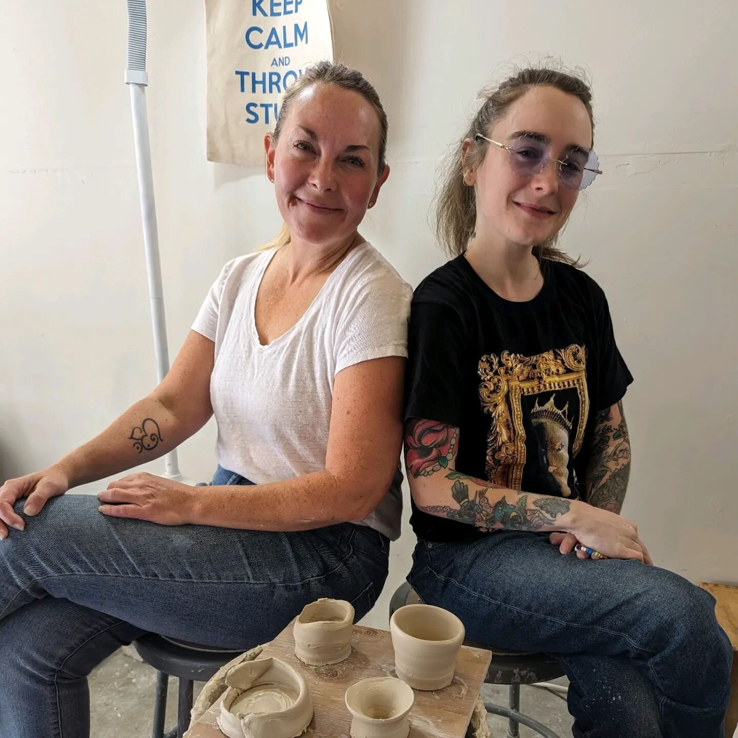 Intergenerational Claydates are truly a treat. Book a surprise for your mentor, auntie, parent or grandparent... or, on the other hand, bring in your nibling (niece/nephew), kiddo or grandkid. I'm looking forward to several mom / kid Claydates this w