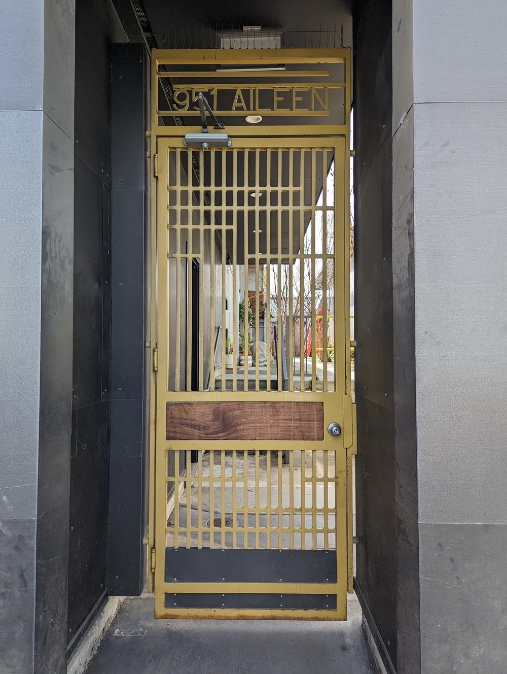 Yellow Gate to Waveform Art Oasis