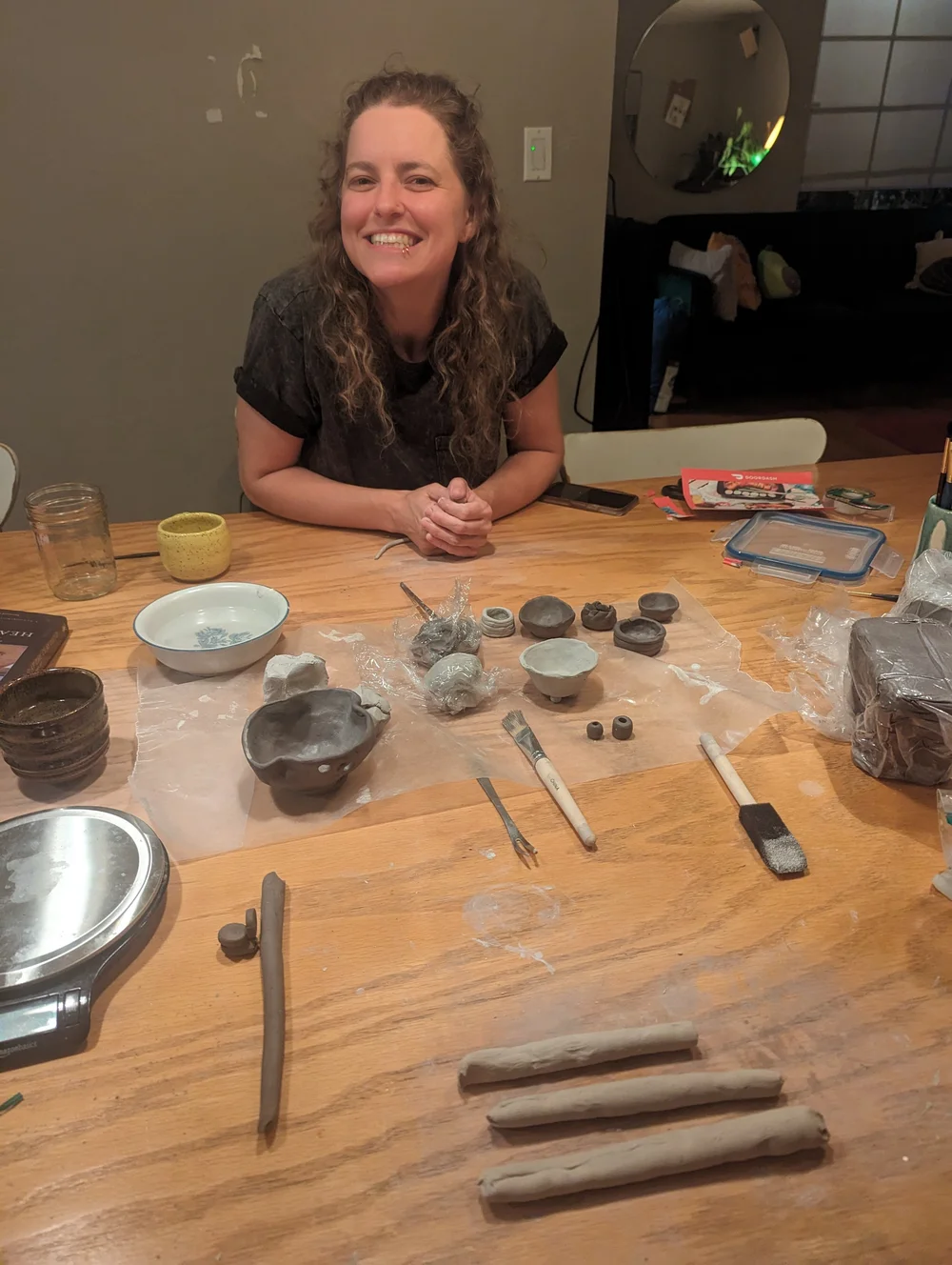  Handbuilding at home with a friend 