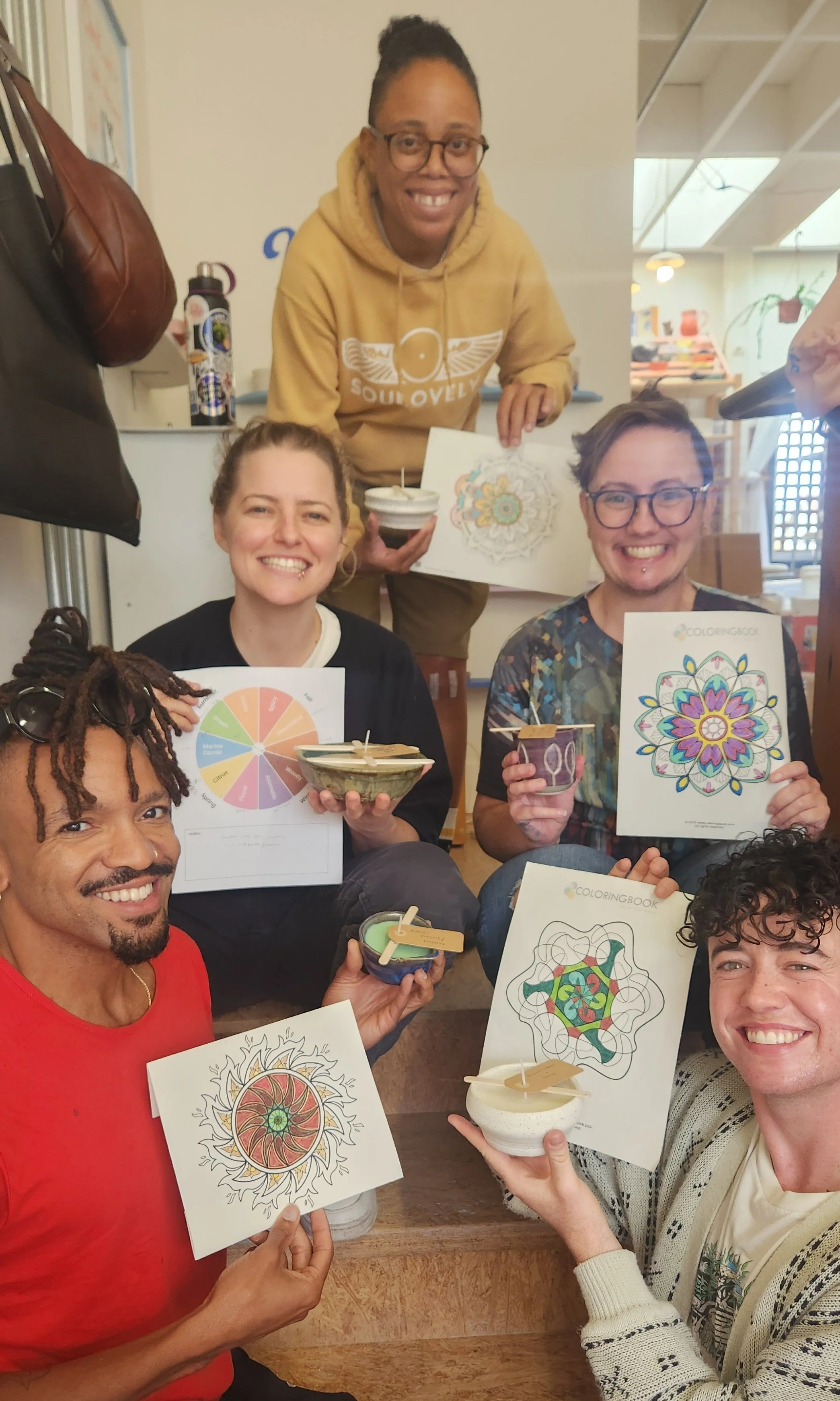 Friend group candles