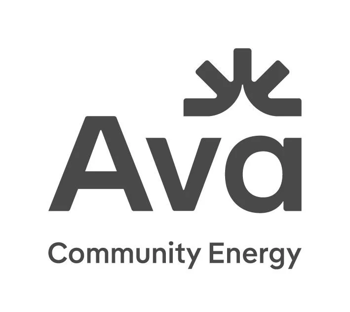The logo of one of Waveform's partners, Ava Community Energy