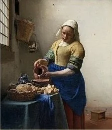 Vermeer's The Milk Maid
