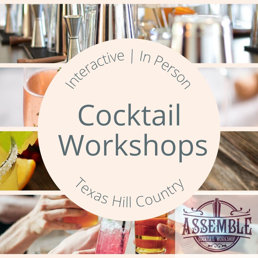 Creative Collaboration with a Twist!? YES, Please! 

Assemble Cocktail Workshop Invites Your Corporate Team to Mix, Shake, and Stir in a Custom Class. Book Now &amp; Say Goodbye to Travel Fees! (Until April 1st)

Come to us in downtown Boerne, or we 