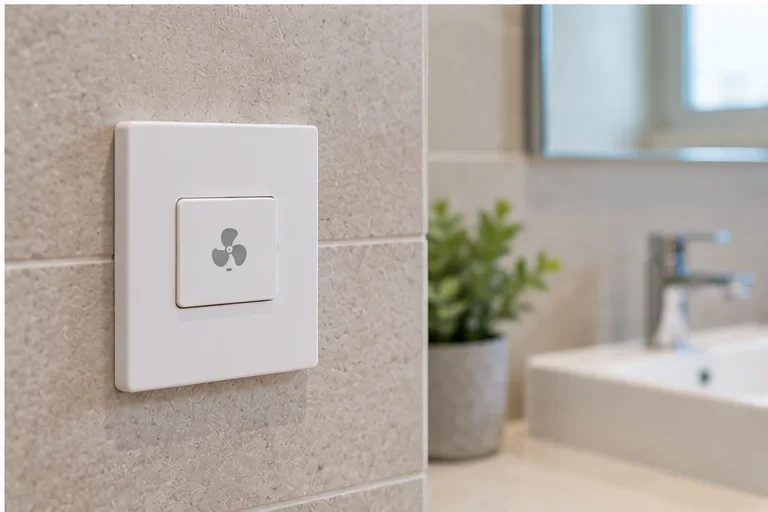 bathroom fan switch