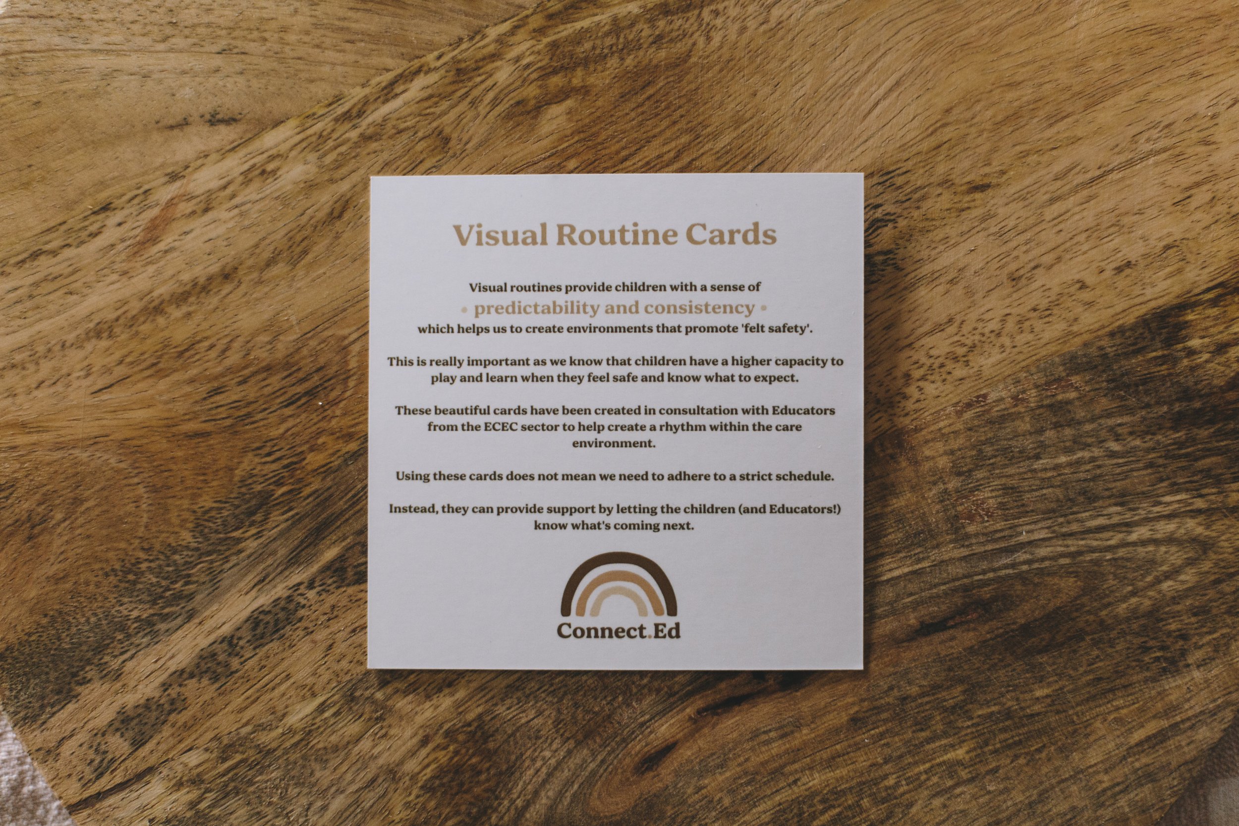 Routine Cards for Early Childhood | Visual Schedule | Connect.Ed ...