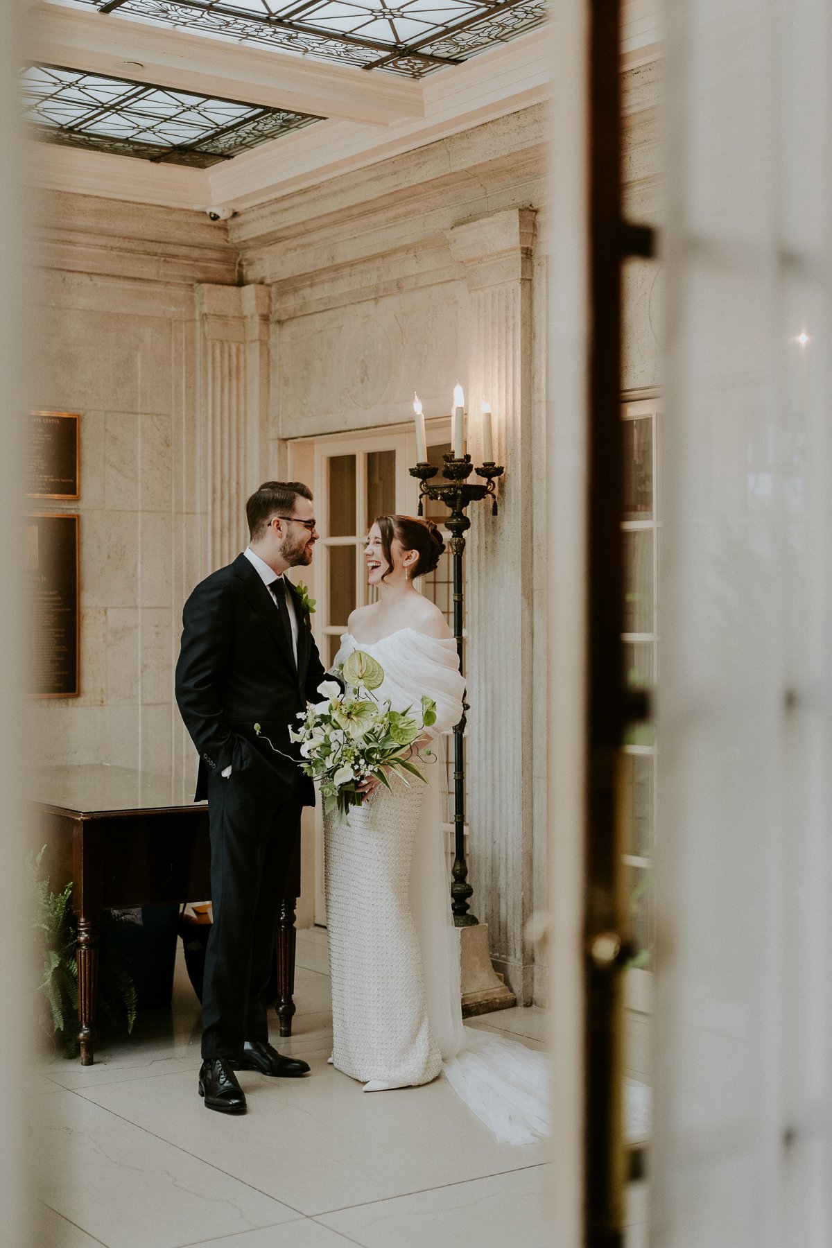 A Whimsical Micro Wedding at Strathmore Mansion &amp; Zinnia Restaurant in Maryland