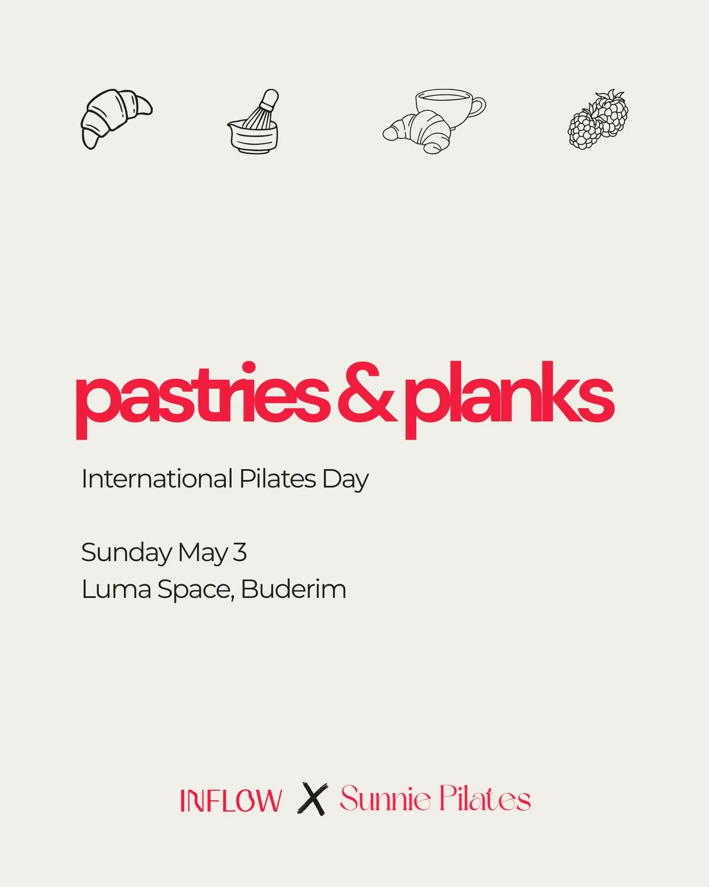 Pastries &amp; planks&hellip; honestly say less 😭🩵

We&rsquo;re teaming up with @sunniepilates to celebrate International Pilates Day the only way we know how
movement, connection and something a little extra.

Think your usual feel good Pilates, w