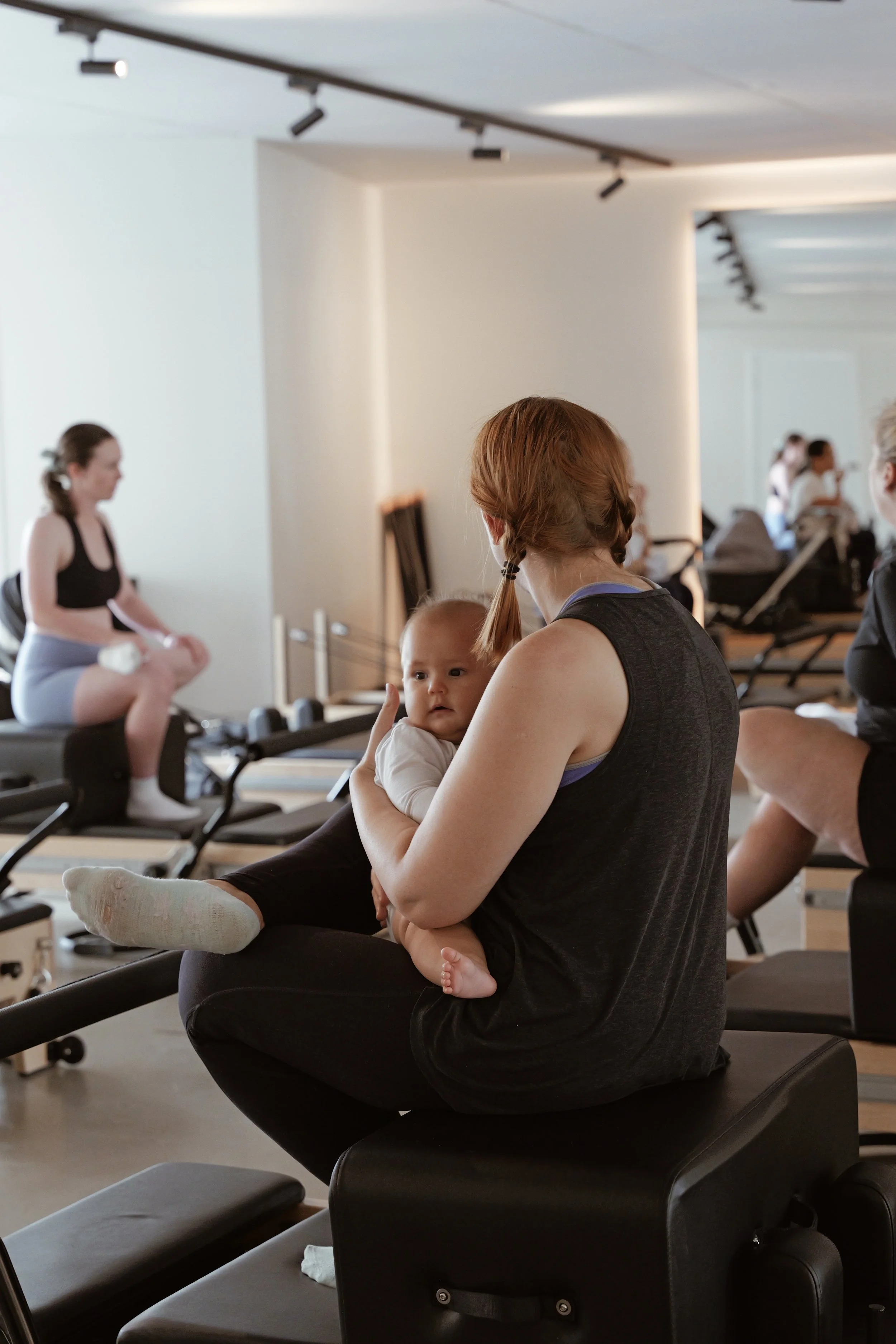Beginner friendly reformer Pilates for mums and bubs