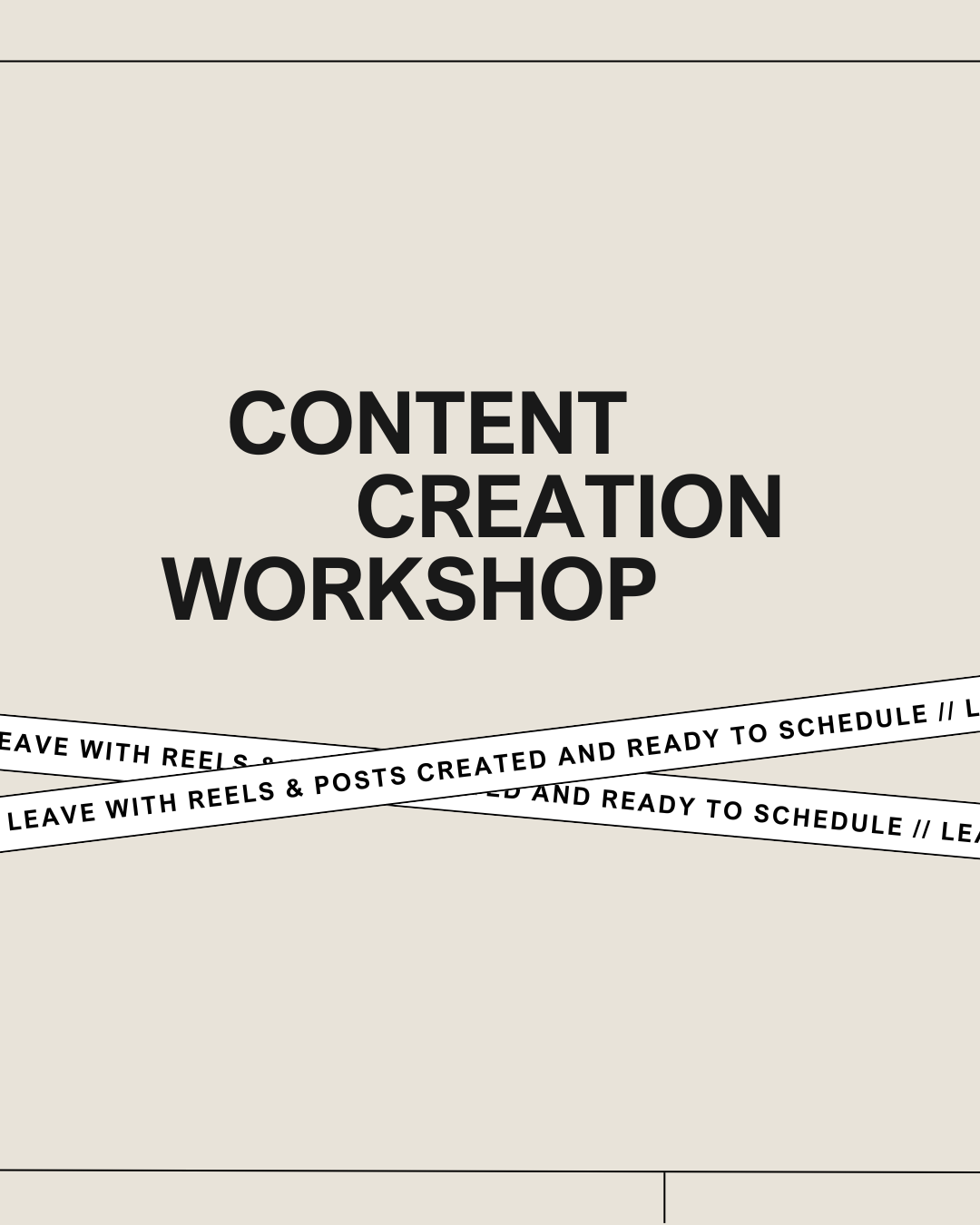Content Creation Workshop