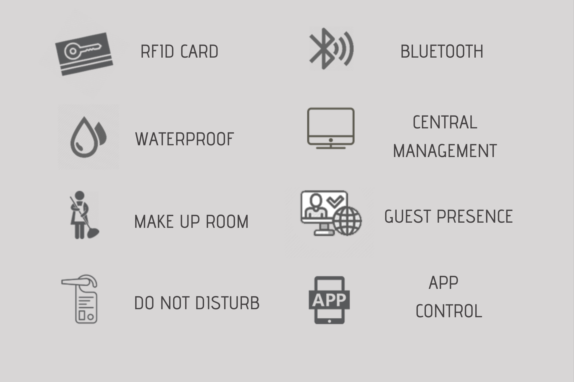hotel smart locks — SMART TEC