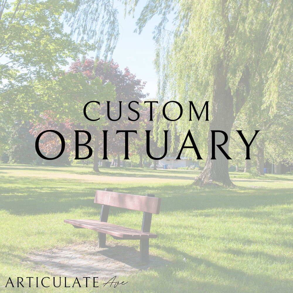 Personalized Obituary