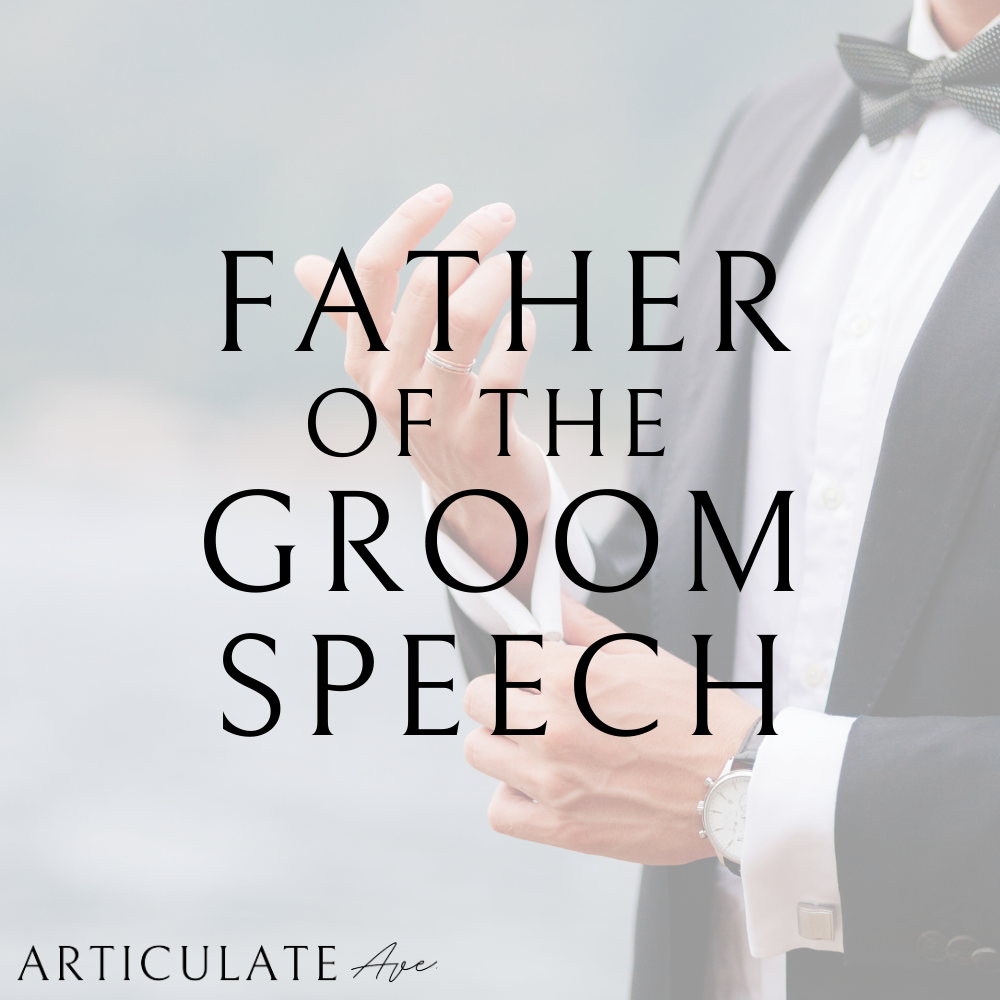 Father of the Groom Speech