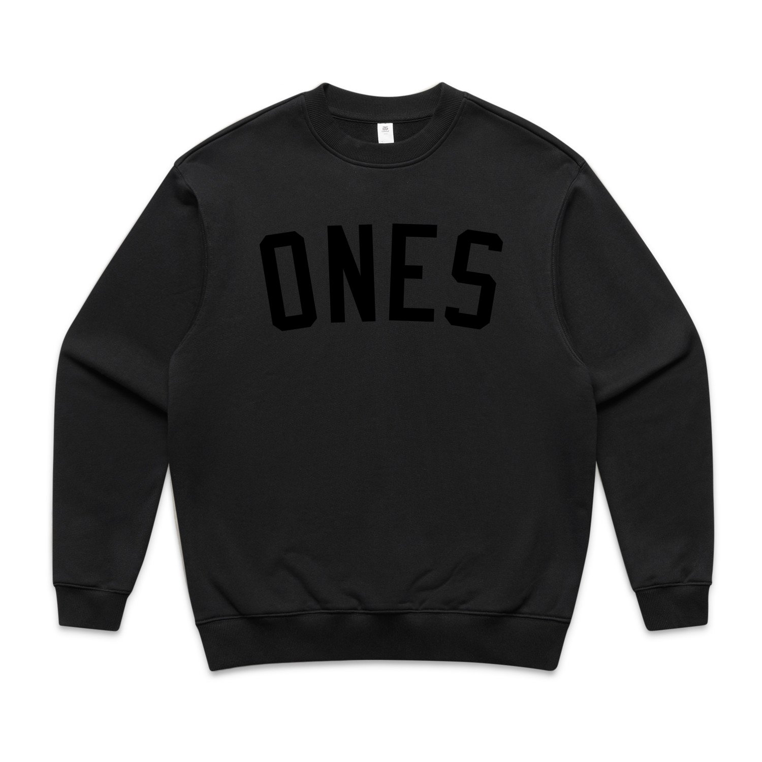 ONES Crew | Heavy | Comfy Fit | Black