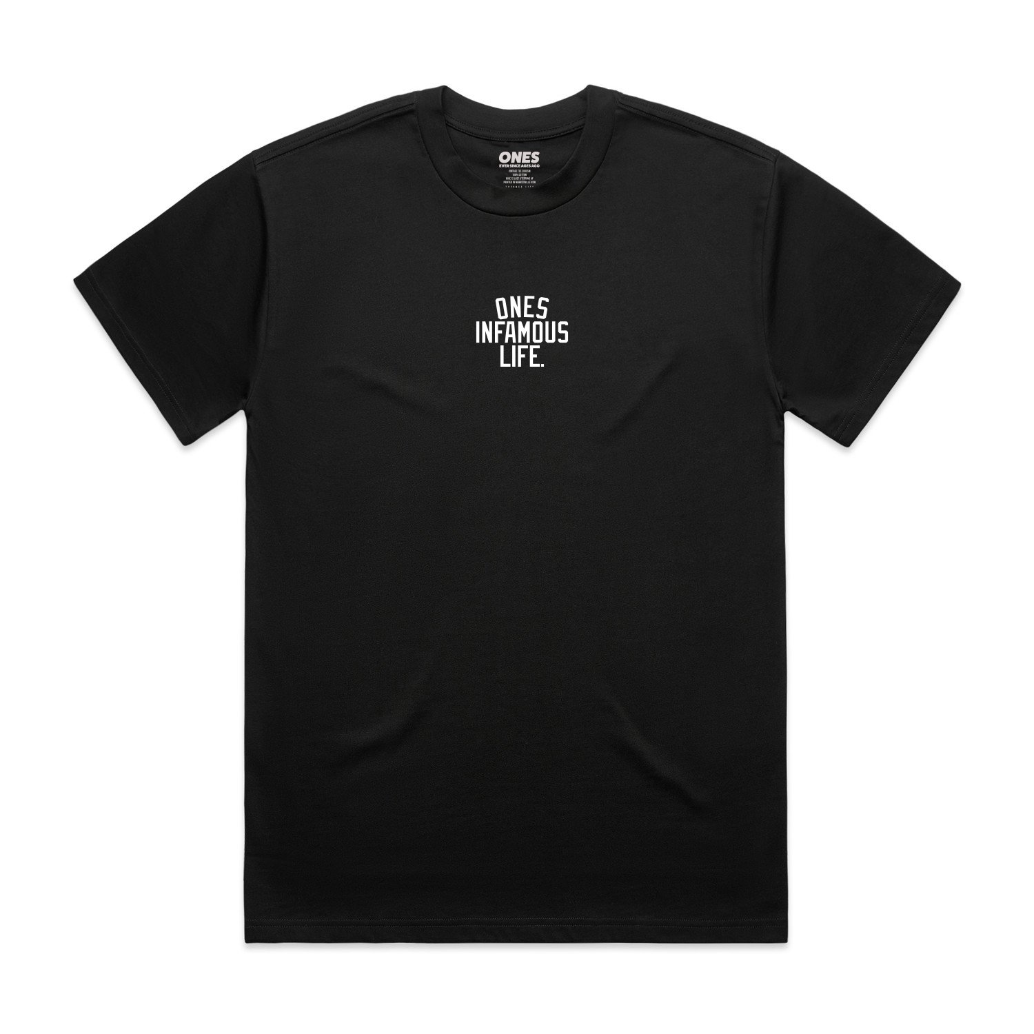 ONES Tee | Heavy | Oversize Fit | Black