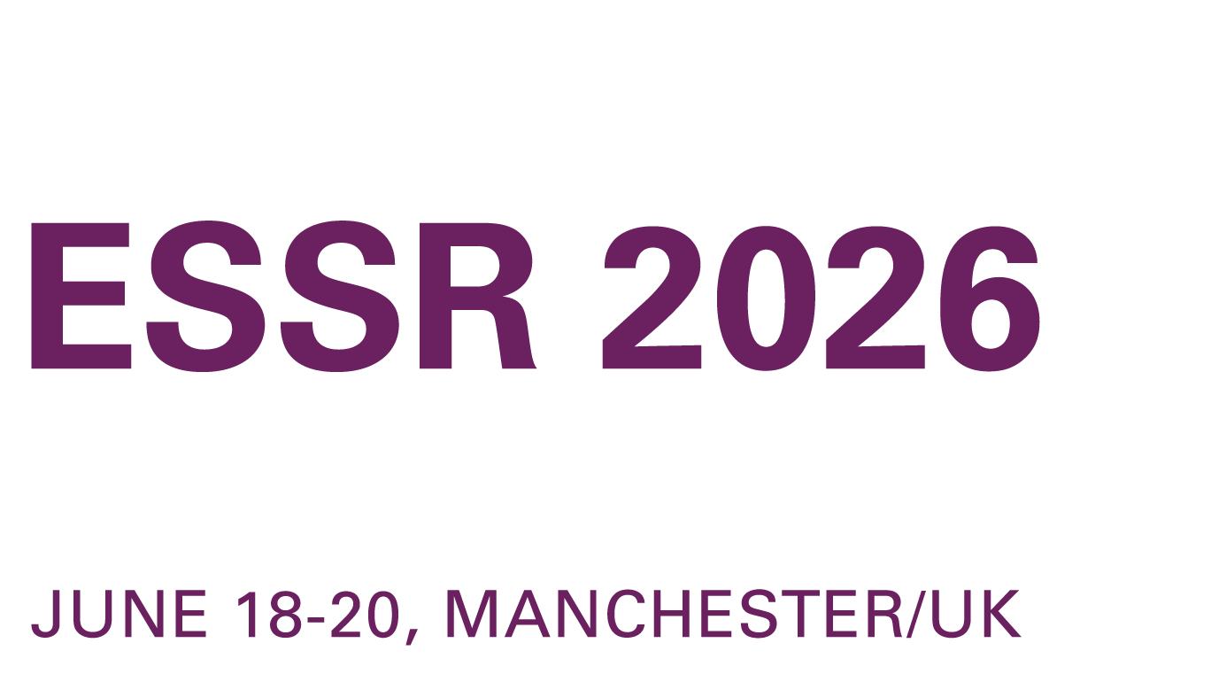 Essr Name ESSR 2026 Manchester, UK