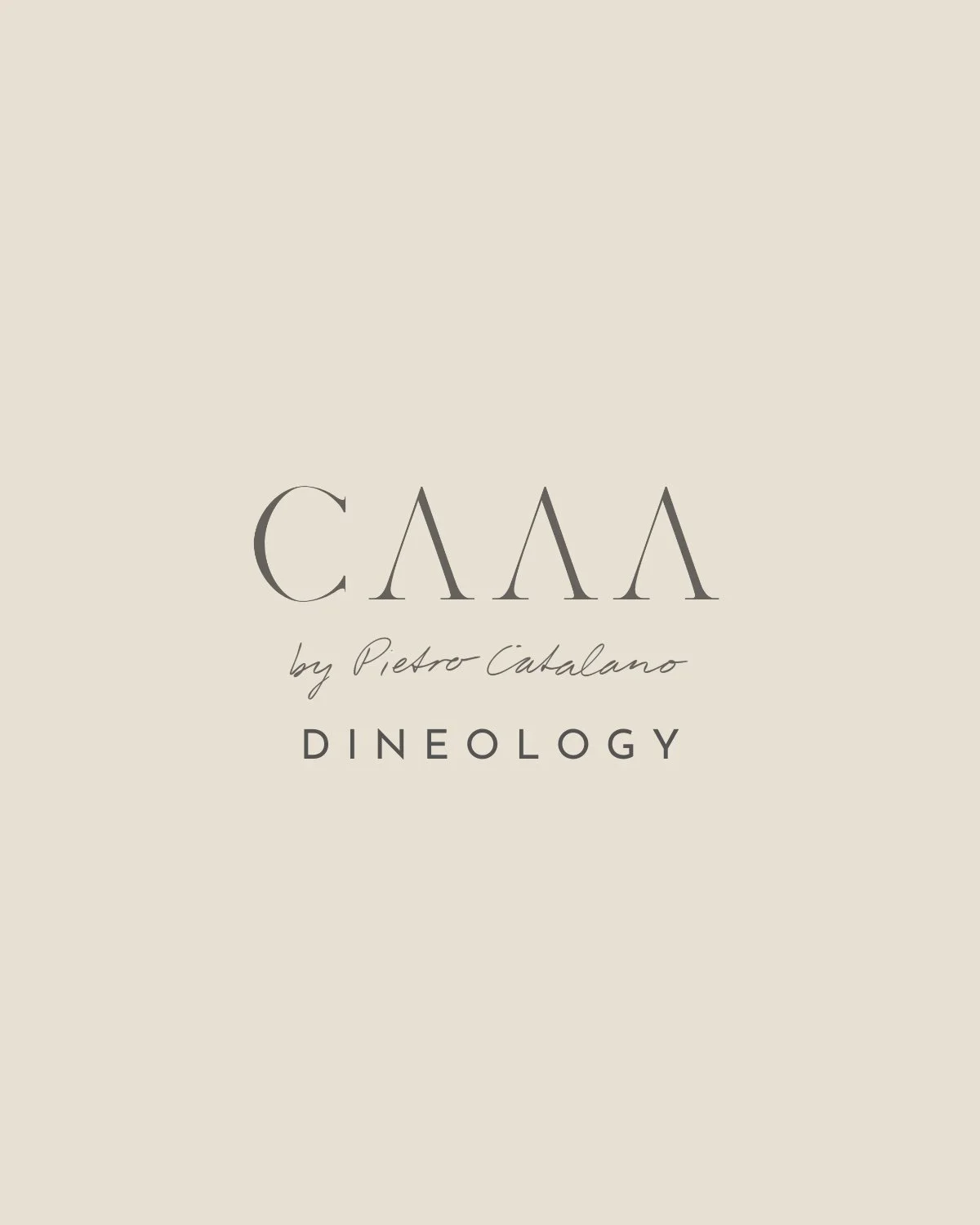 Book cover titled 'Call' by Pietro Catalano, Dineology.