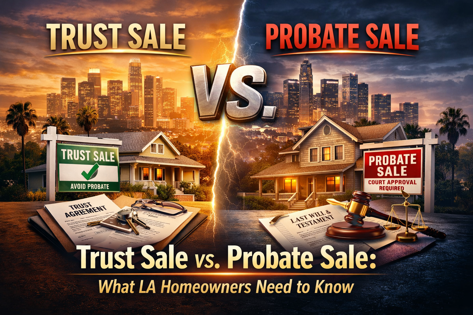 Probate Sale vs Trust Sale in California: Key Differences Homeowners Must Know