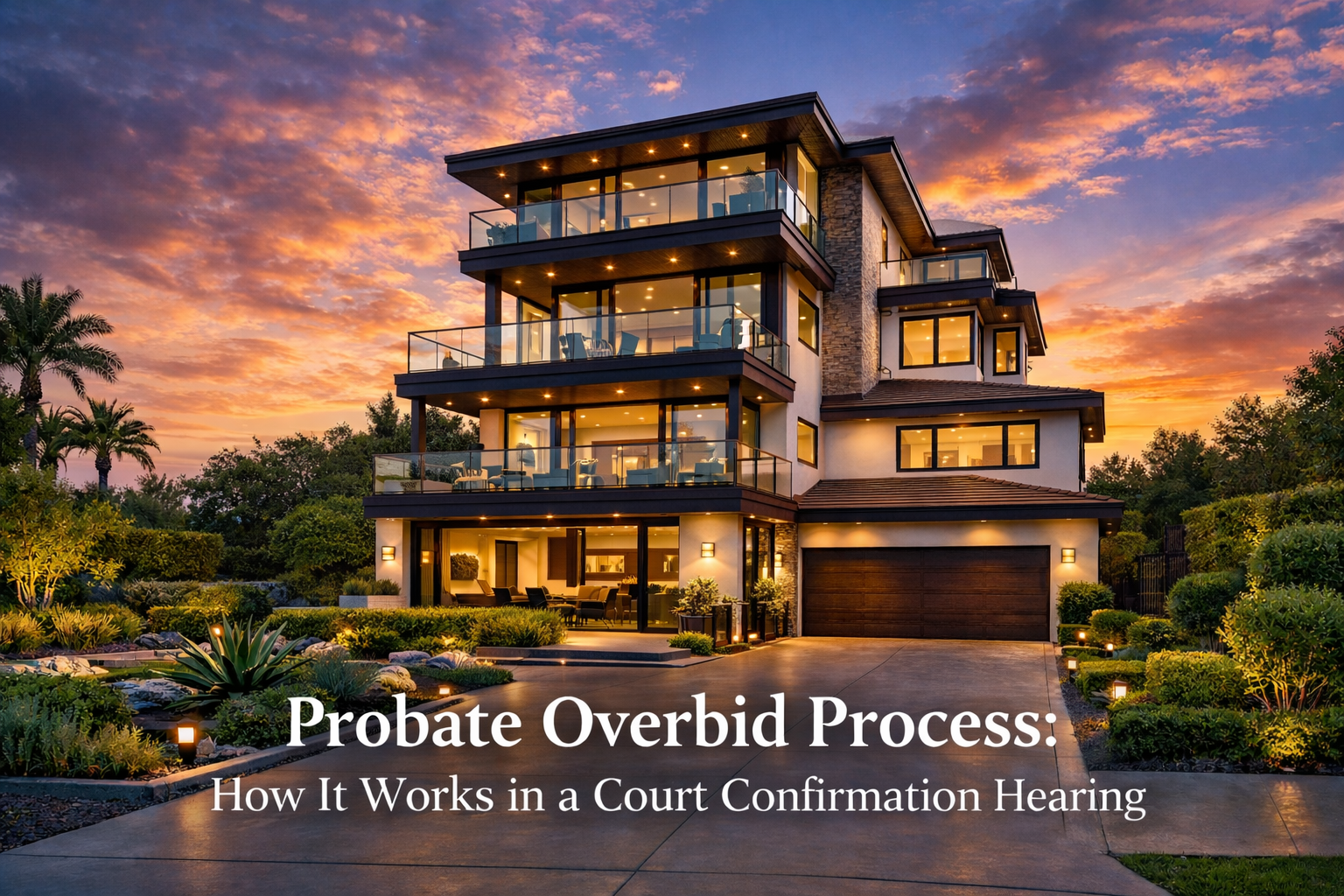 Probate Overbid Process: How It Works in a Court Confirmation Hearing
