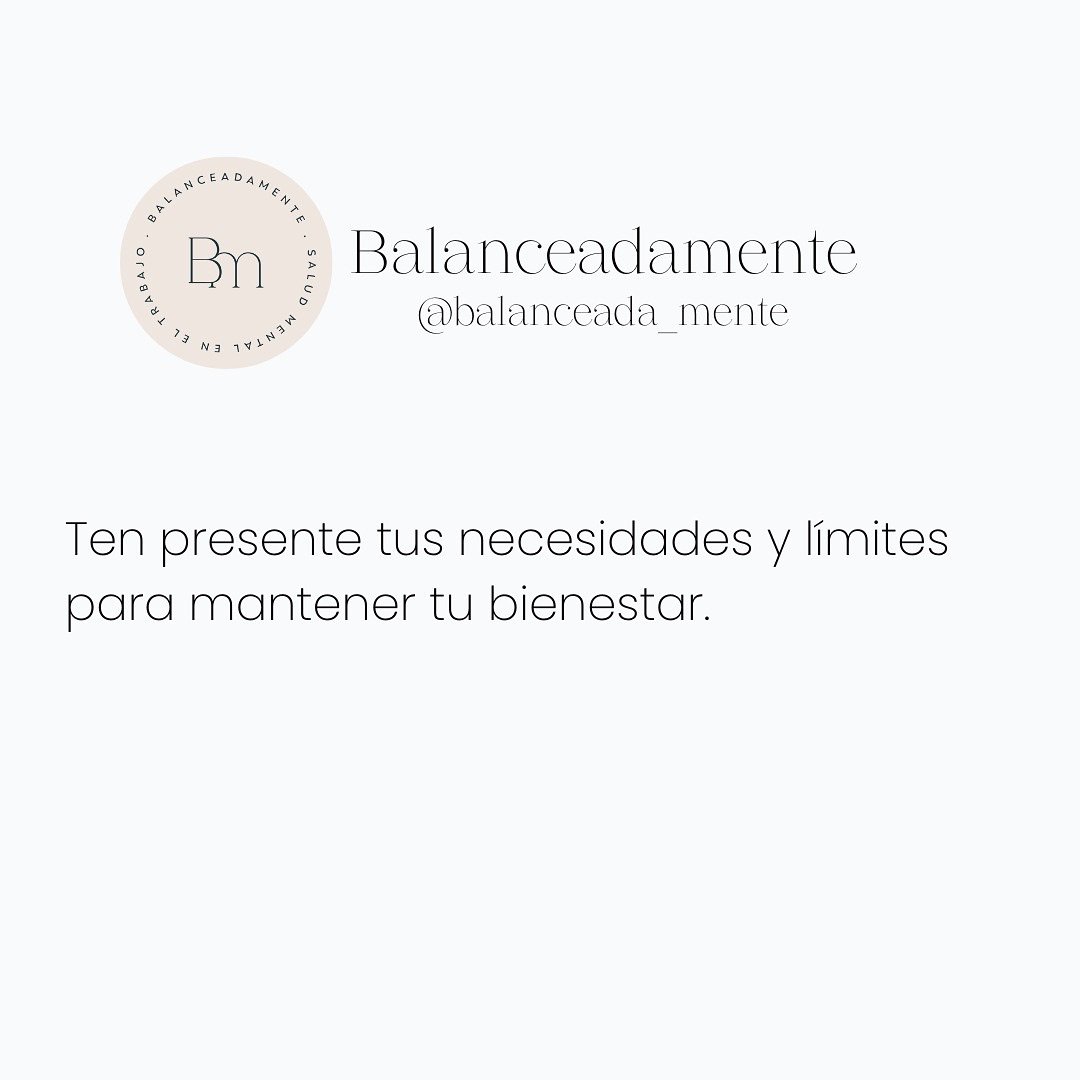 ✨Cuidarte tambi&eacute;n significa recordar lo que necesitas y hasta d&oacute;nde puedes llegar. 

Tus l&iacute;mites no son barreras, son puentes hacia tu bienestar.🧠💼

 #Autocuidado #Bienestar #L&iacute;mitesSaludables