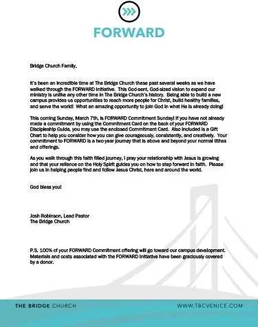 Commitment Card Letter
